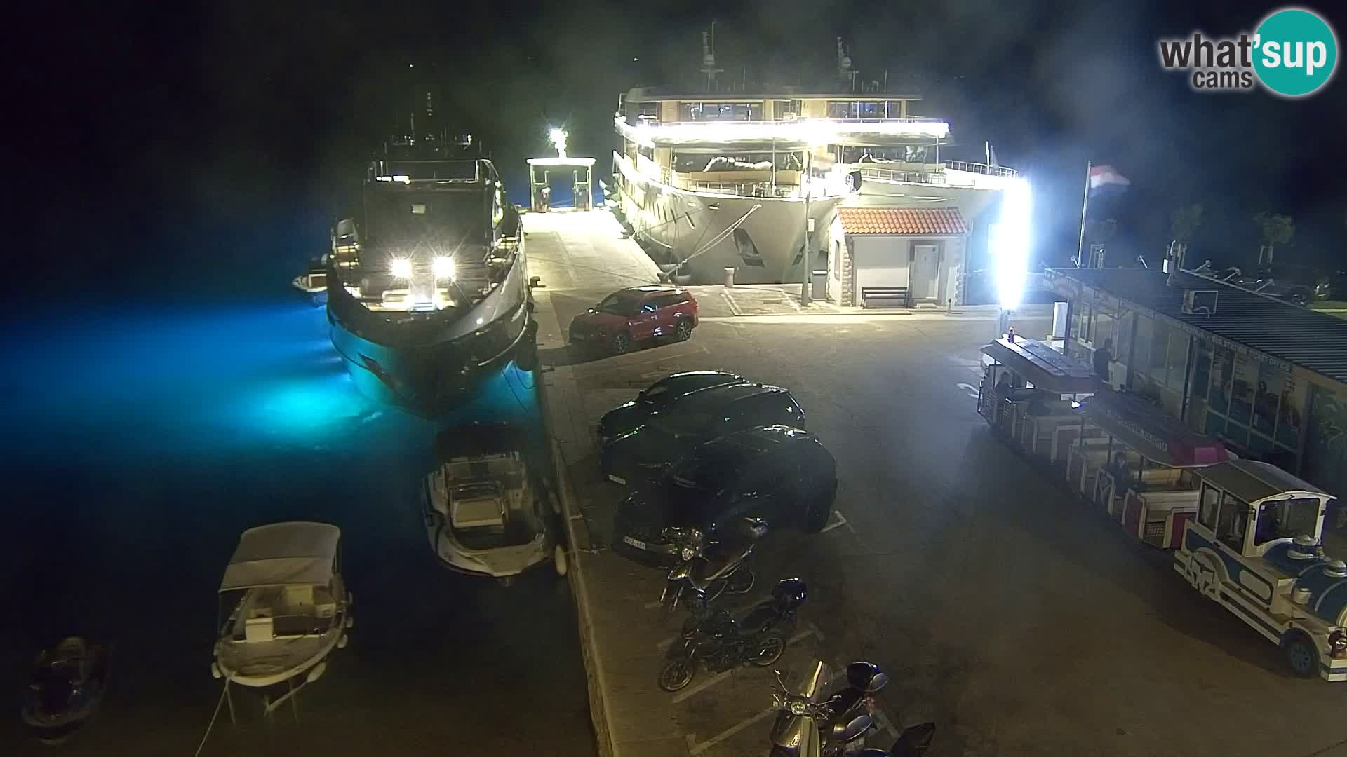 Webcam Bol centre-ville & marina – Vue en direct depuis Bol, île de Brač
