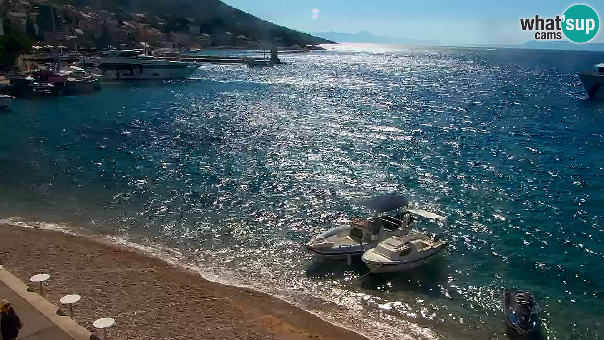 Webcam Bol Hafen & Ortszentrum – Liveblick aus Bol auf der Insel Brač