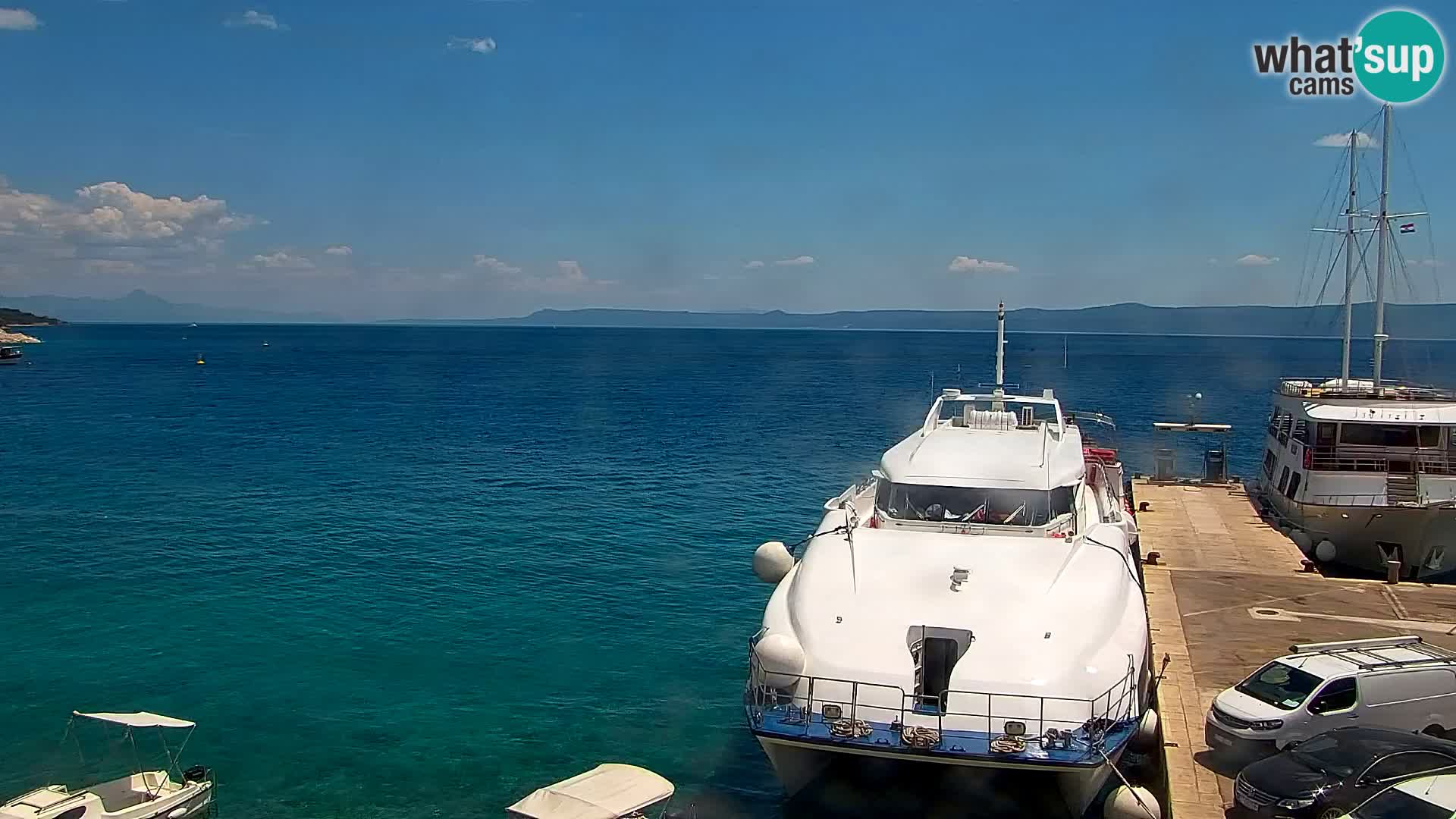 Webcam Bol Hafen & Ortszentrum – Liveblick aus Bol auf der Insel Brač