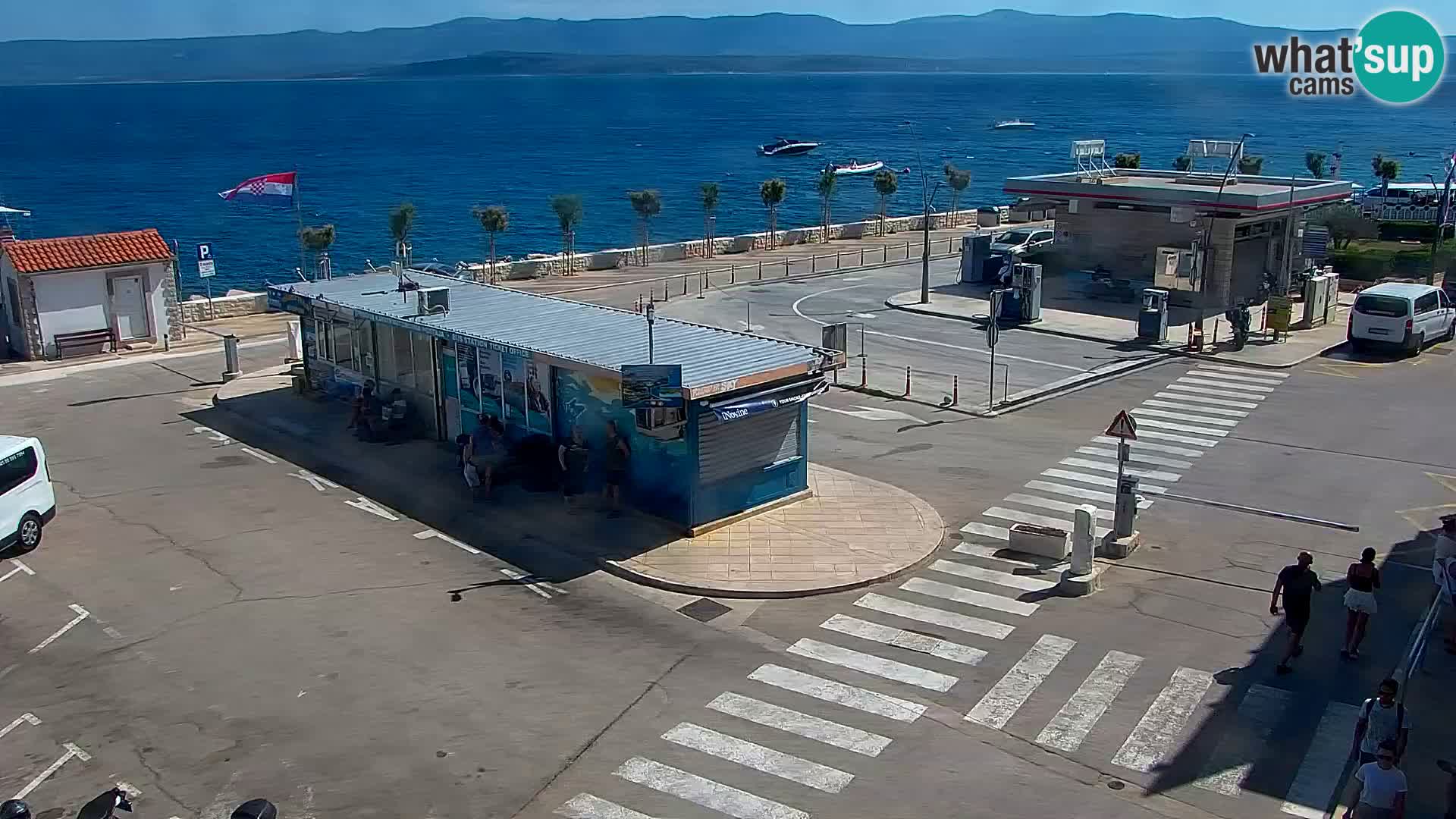 Webcam Bol Hafen & Ortszentrum – Liveblick aus Bol auf der Insel Brač