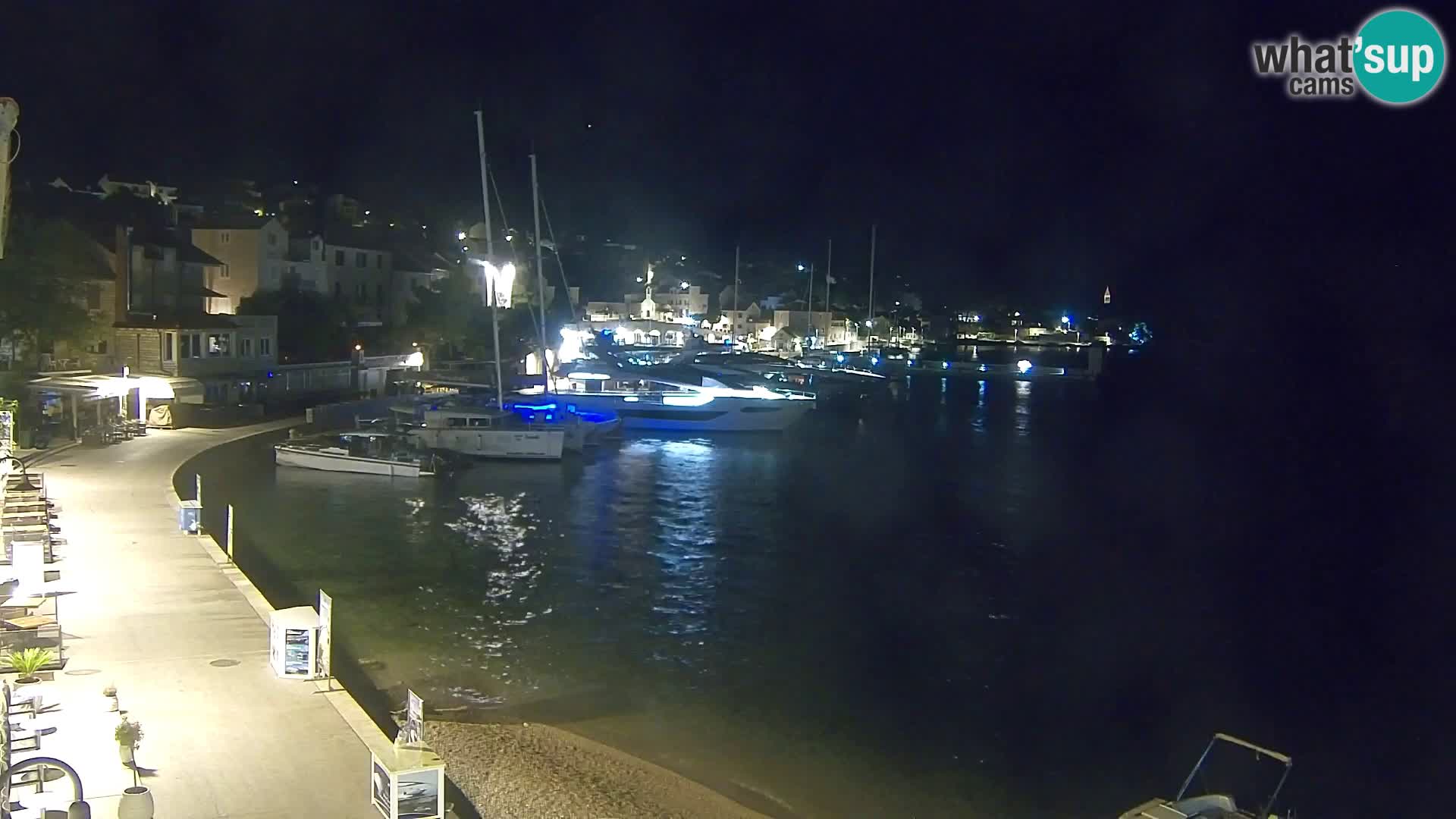 Webcam Bol Hafen & Ortszentrum – Liveblick aus Bol auf der Insel Brač