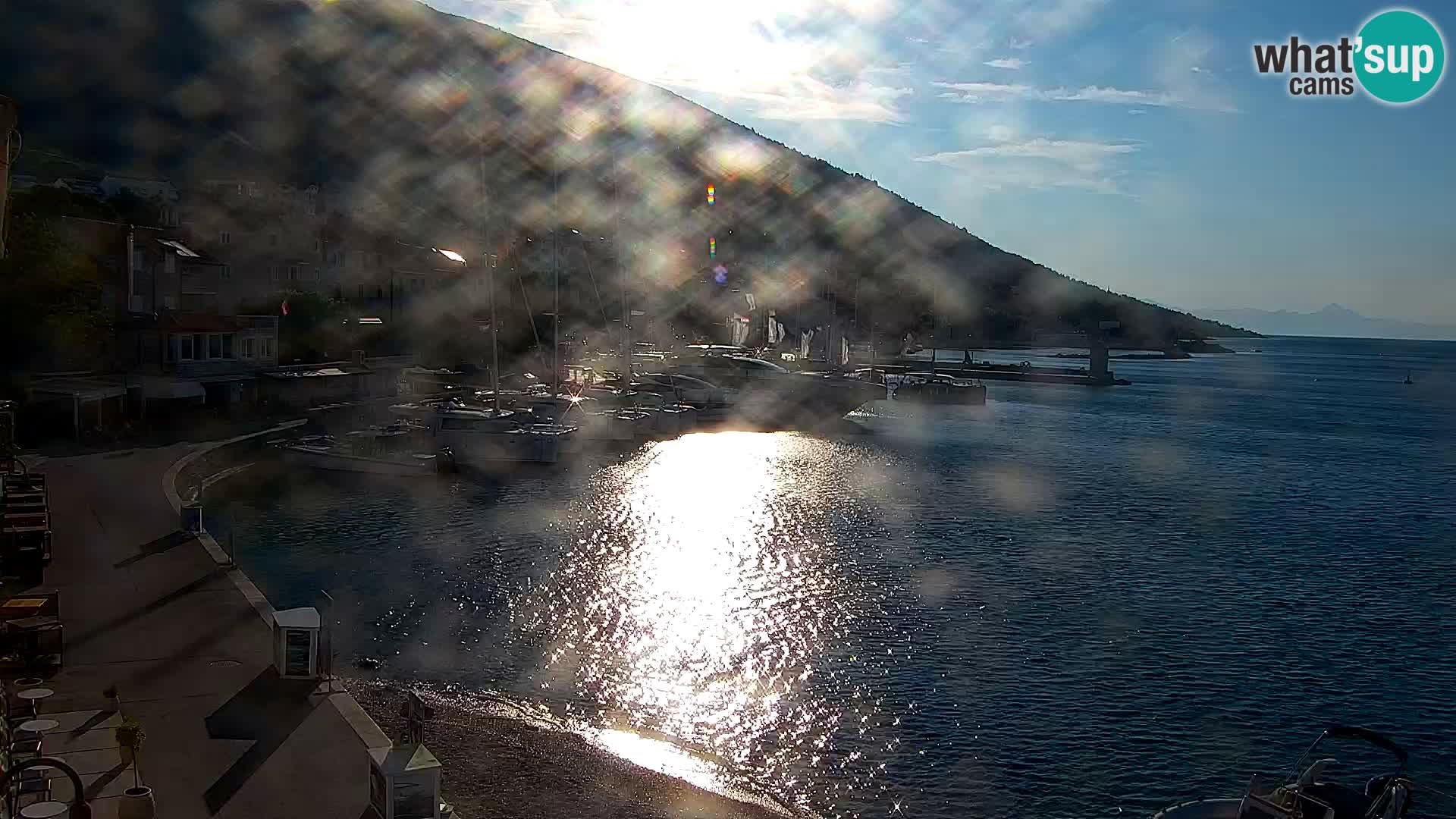 Webcam Bol Hafen & Ortszentrum – Liveblick aus Bol auf der Insel Brač