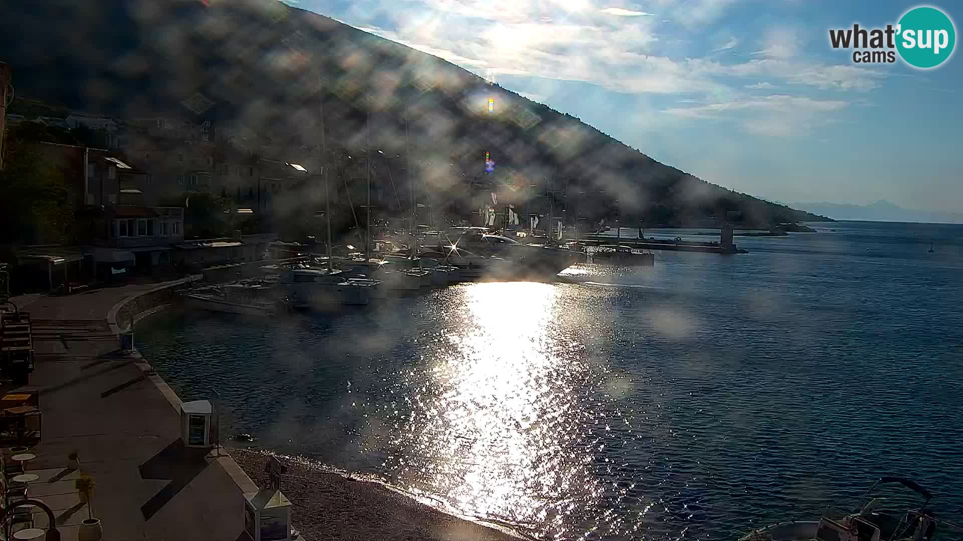 Webcam Bol centre-ville & marina – Vue en direct depuis Bol, île de Brač