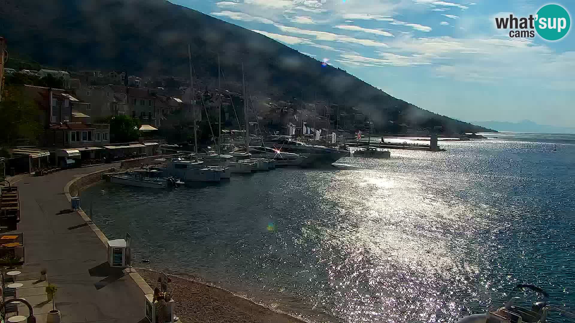 Webcam Bol centre-ville & marina – Vue en direct depuis Bol, île de Brač