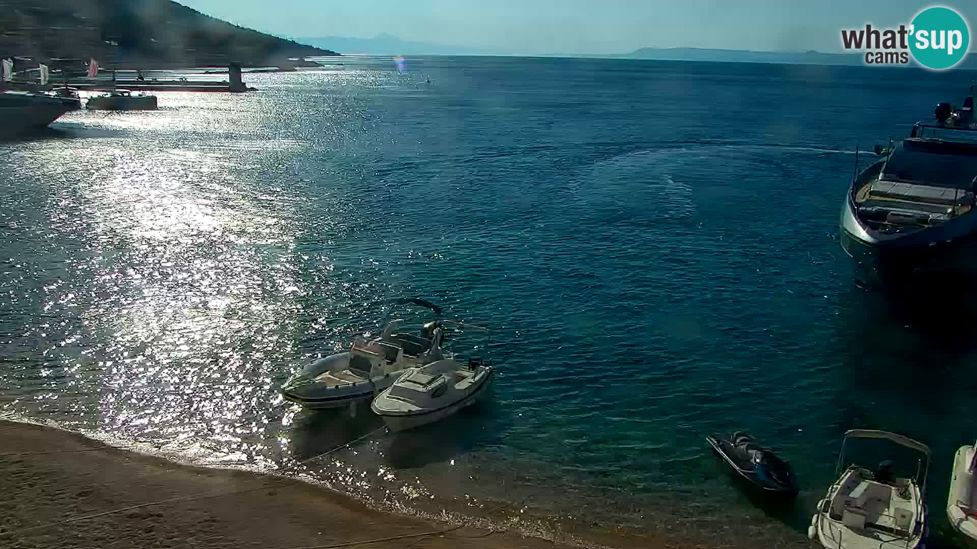 Webcam Bol centre-ville & marina – Vue en direct depuis Bol, île de Brač