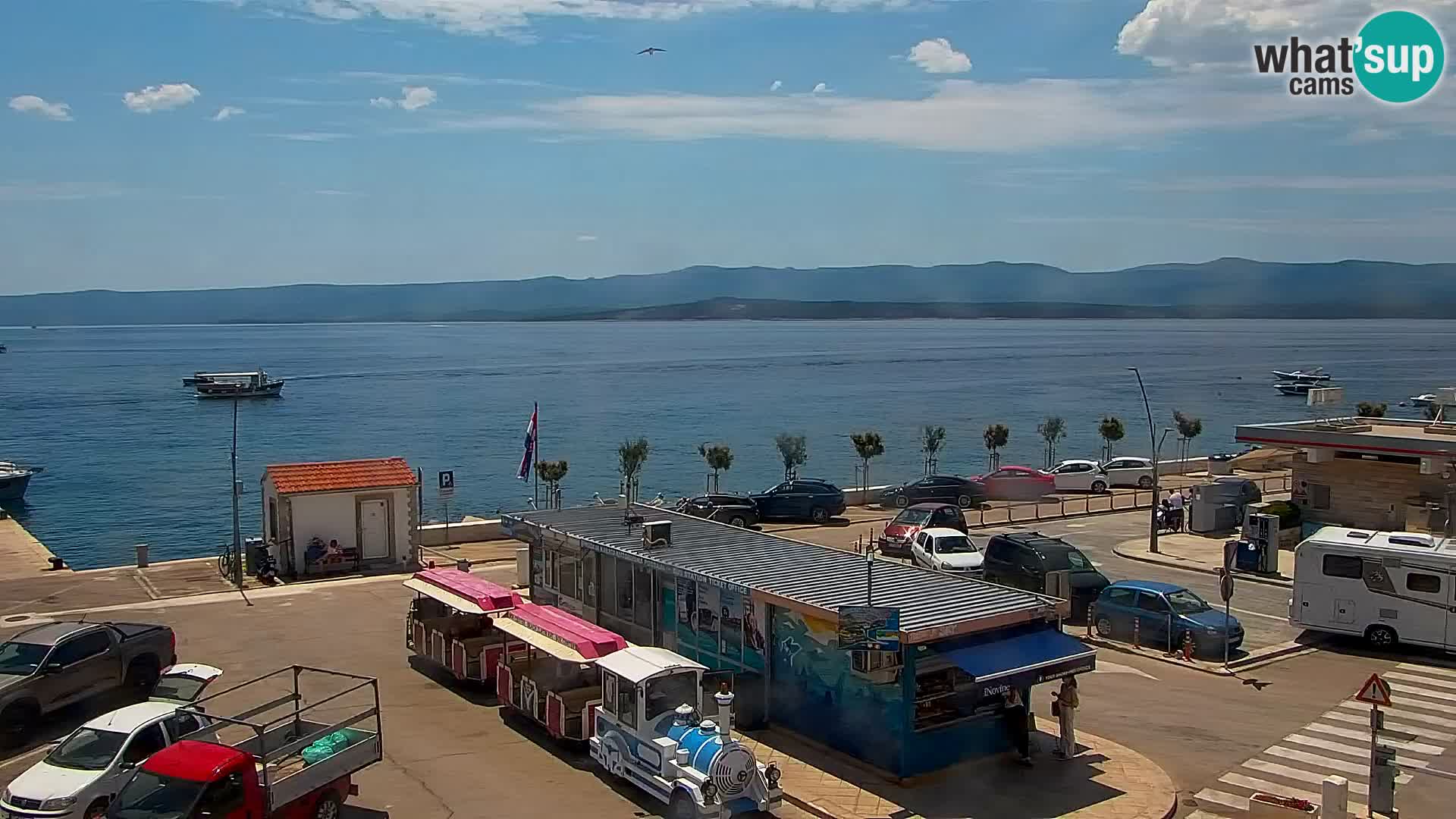 Webcam Bol Centre-Ville & Marina – Vue en direct depuis Bol, île de Brač