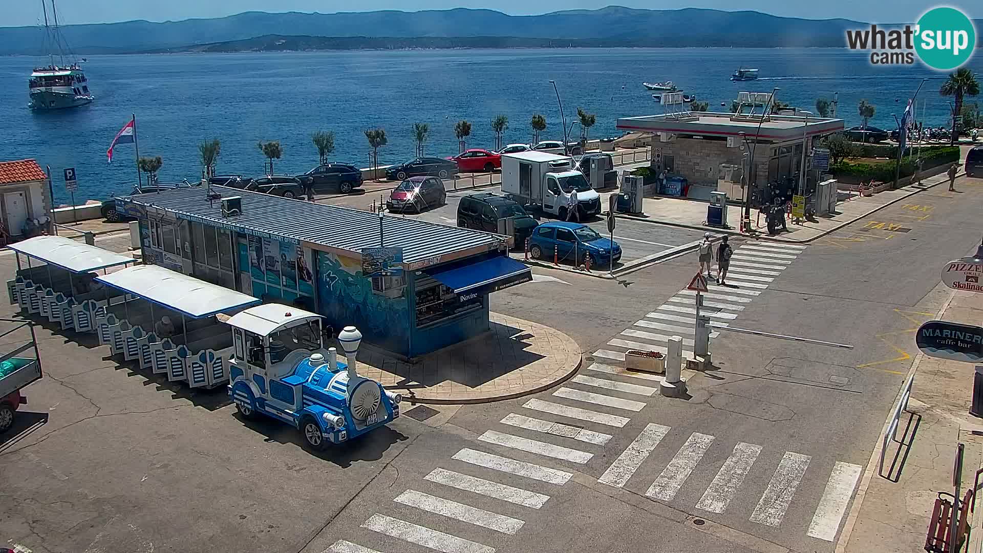 Webcam Bol Hafen & Ortszentrum – Liveblick aus Bol auf der Insel Brač