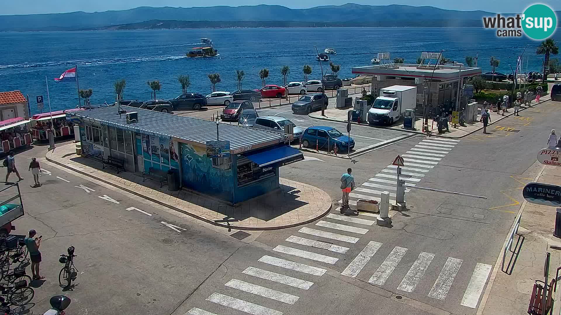 Webcam Bol Centre-Ville & Marina – Vue en direct depuis Bol, île de Brač