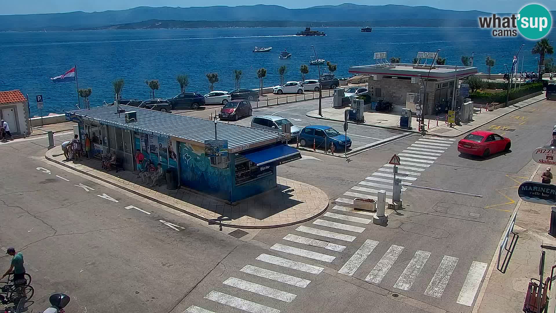 Webcam Bol Hafen & Ortszentrum – Liveblick aus Bol auf der Insel Brač
