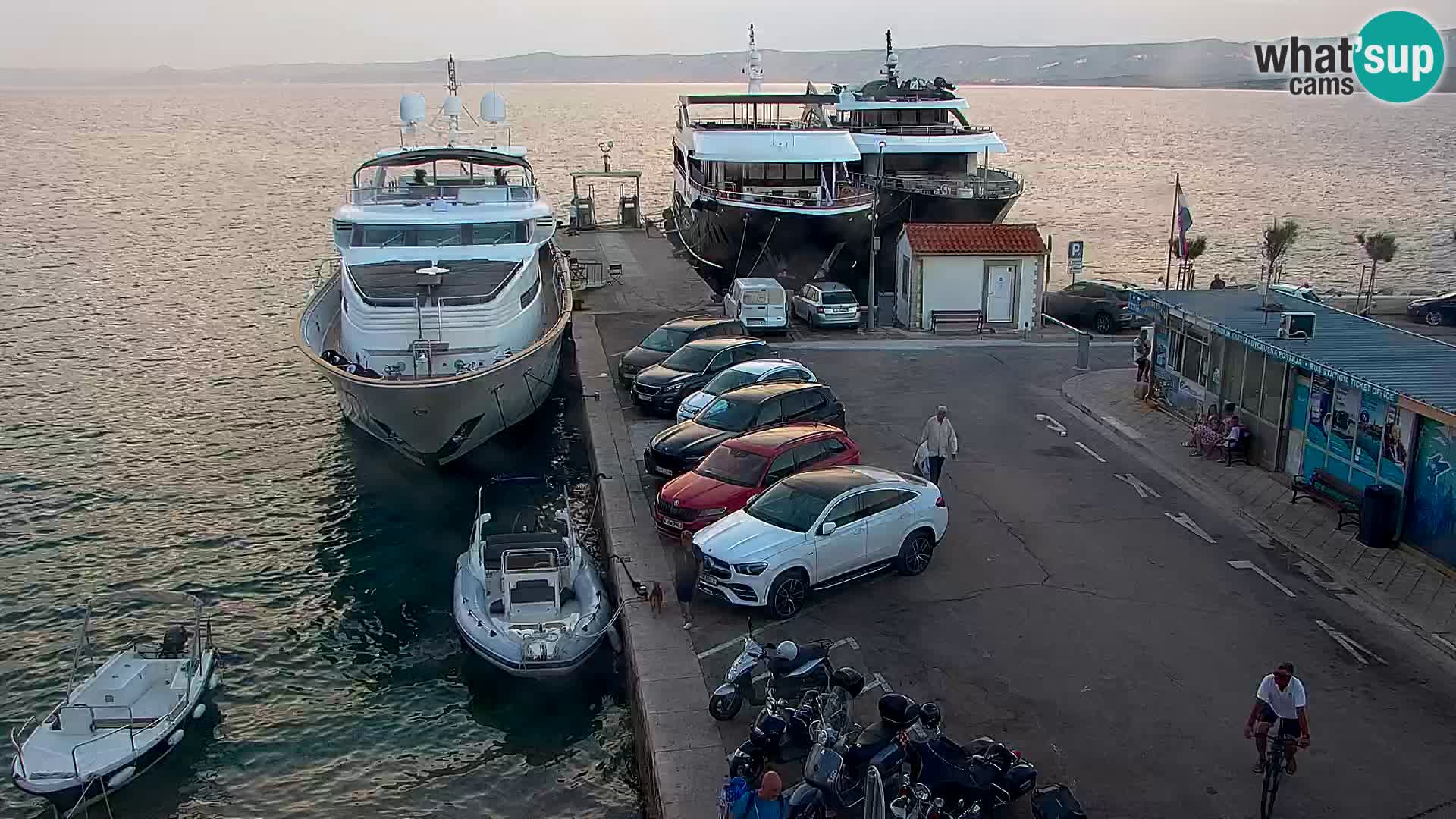 Webcam Bol Centre-Ville & Marina – Vue en direct depuis Bol, île de Brač