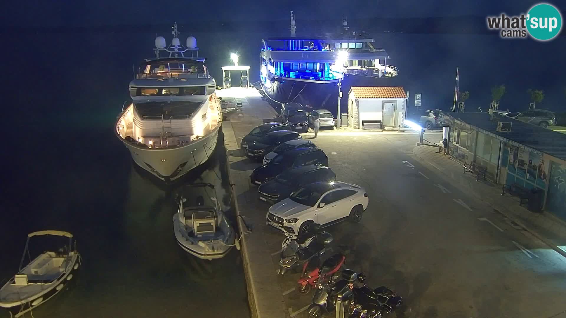 Webcam Bol centre-ville & marina – Vue en direct depuis Bol, île de Brač