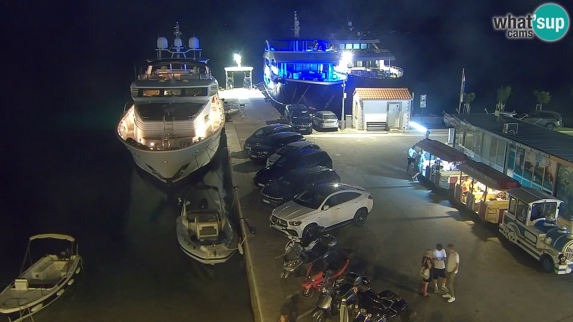 Webcam Bol Hafen & Ortszentrum – Liveblick aus Bol auf der Insel Brač