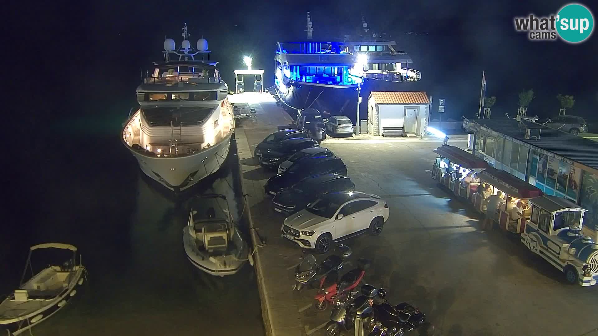 Webcam Bol centre-ville & marina – Vue en direct depuis Bol, île de Brač