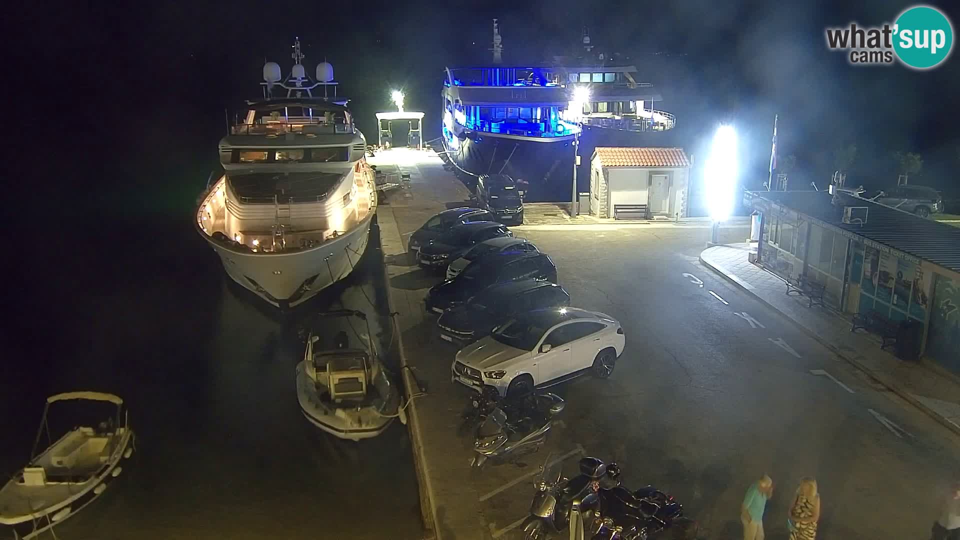 Webcam Bol centre-ville & marina – Vue en direct depuis Bol, île de Brač
