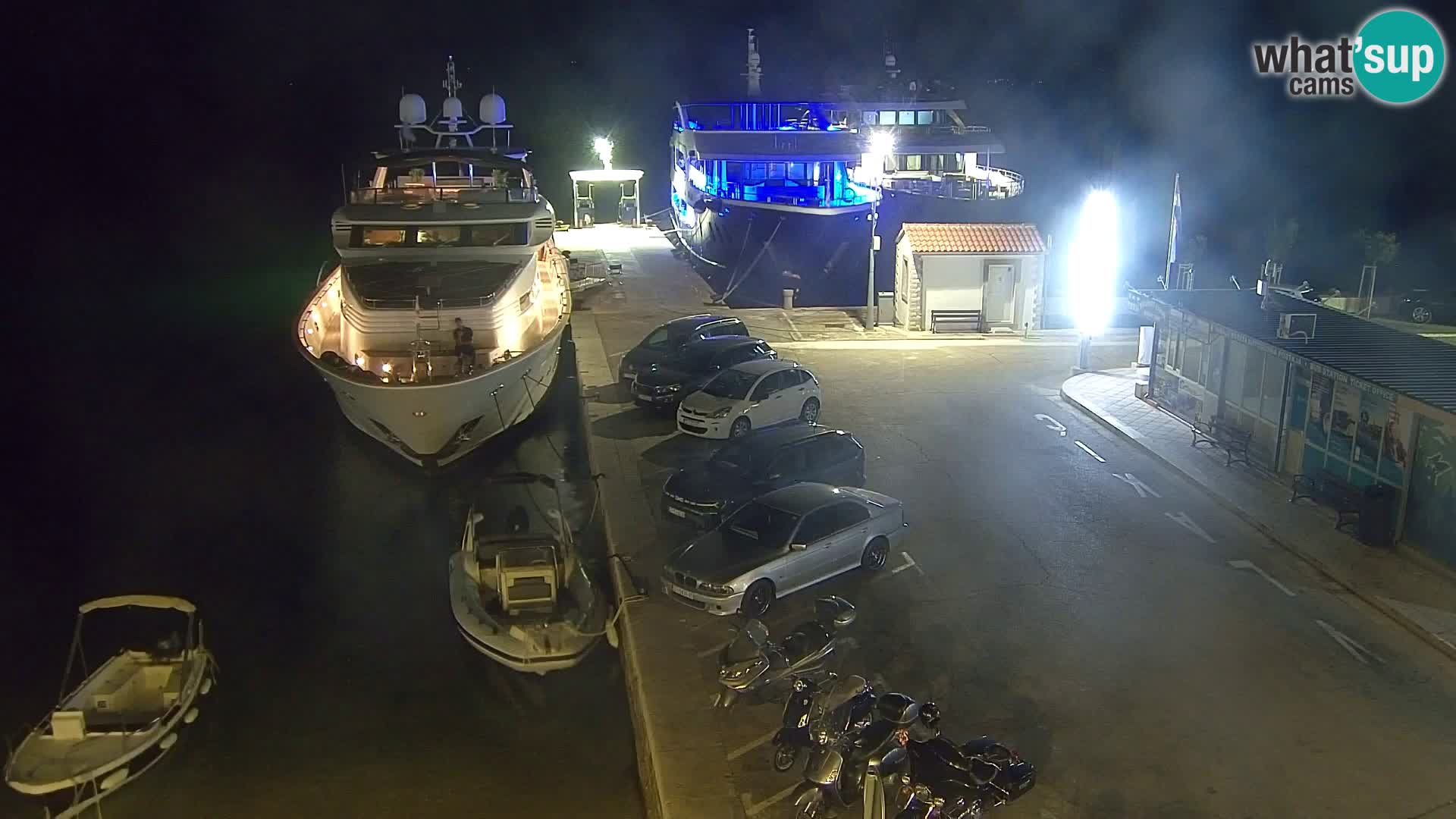 Webcam Bol Hafen & Ortszentrum – Liveblick aus Bol auf der Insel Brač