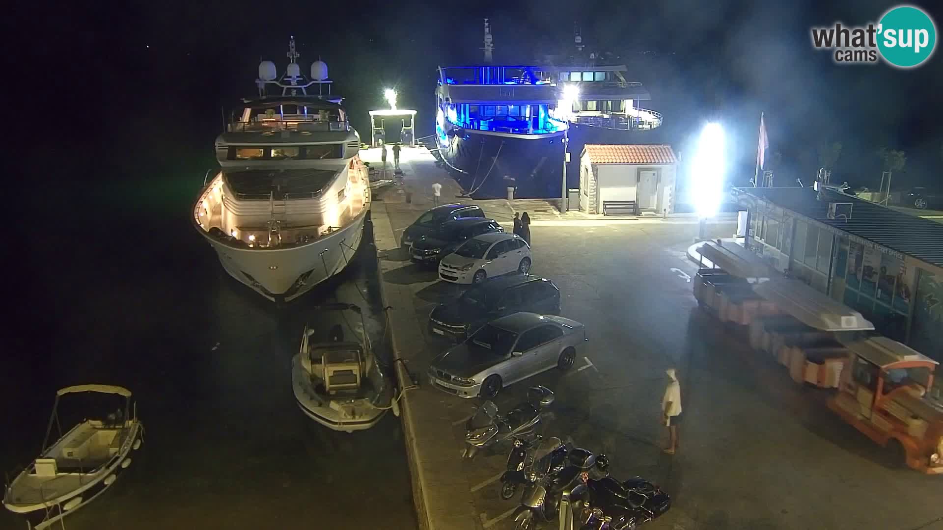Webcam Bol Hafen & Ortszentrum – Liveblick aus Bol auf der Insel Brač