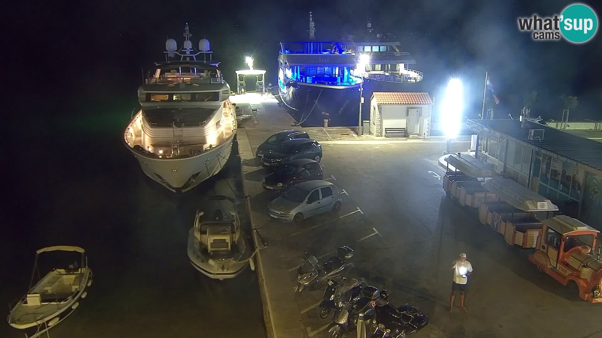 Webcam Bol Centre-Ville & Marina – Vue en direct depuis Bol, île de Brač