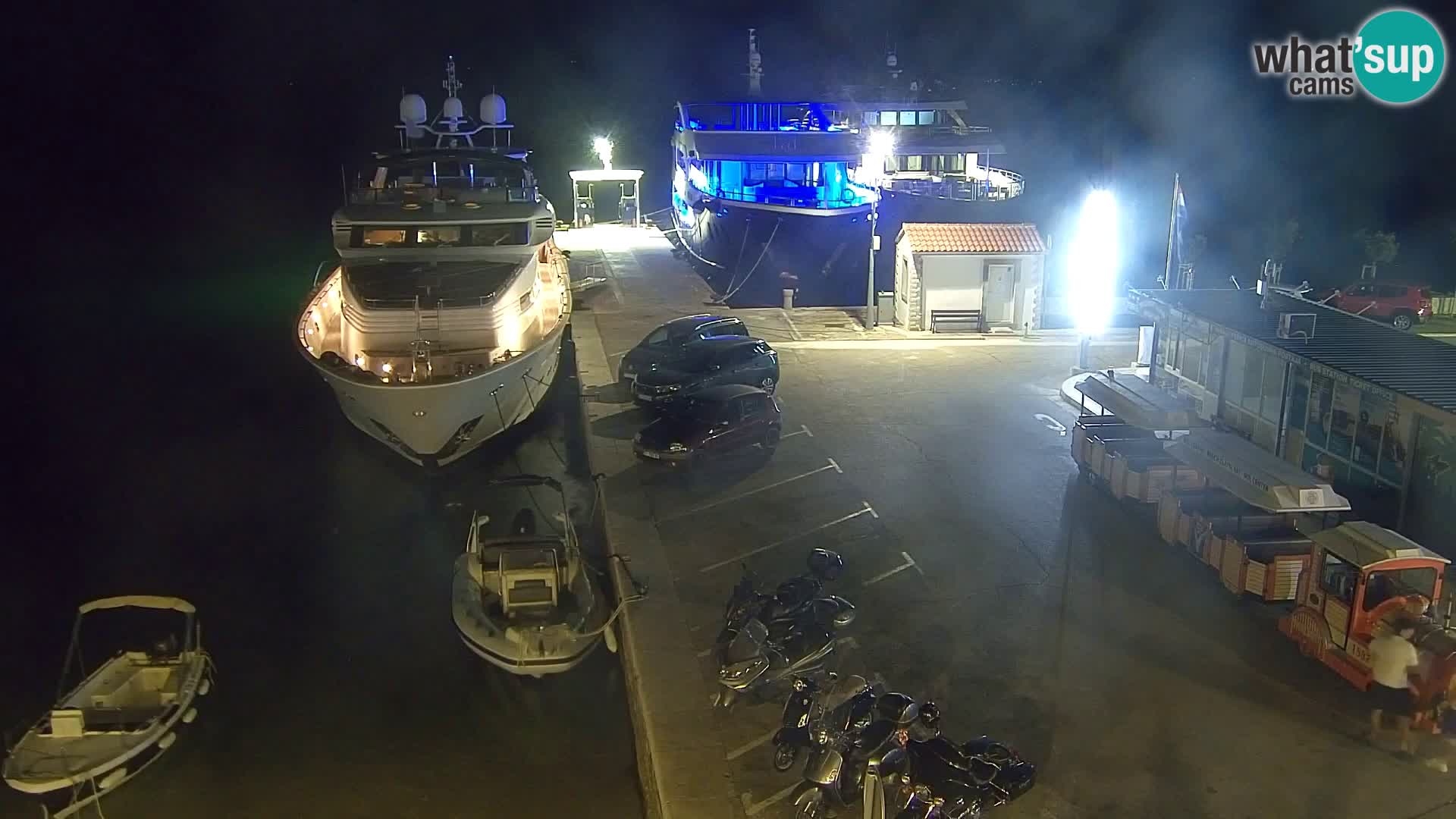 Webcam Bol centre-ville & marina – Vue en direct depuis Bol, île de Brač