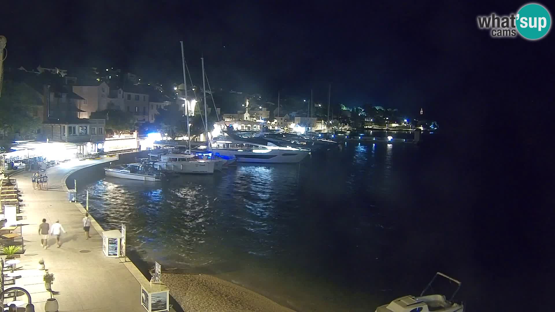 Webcam Bol Hafen & Ortszentrum – Liveblick aus Bol auf der Insel Brač