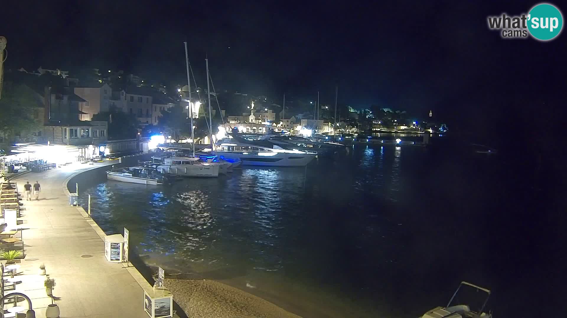 Webcam Bol Centre-Ville & Marina – Vue en direct depuis Bol, île de Brač