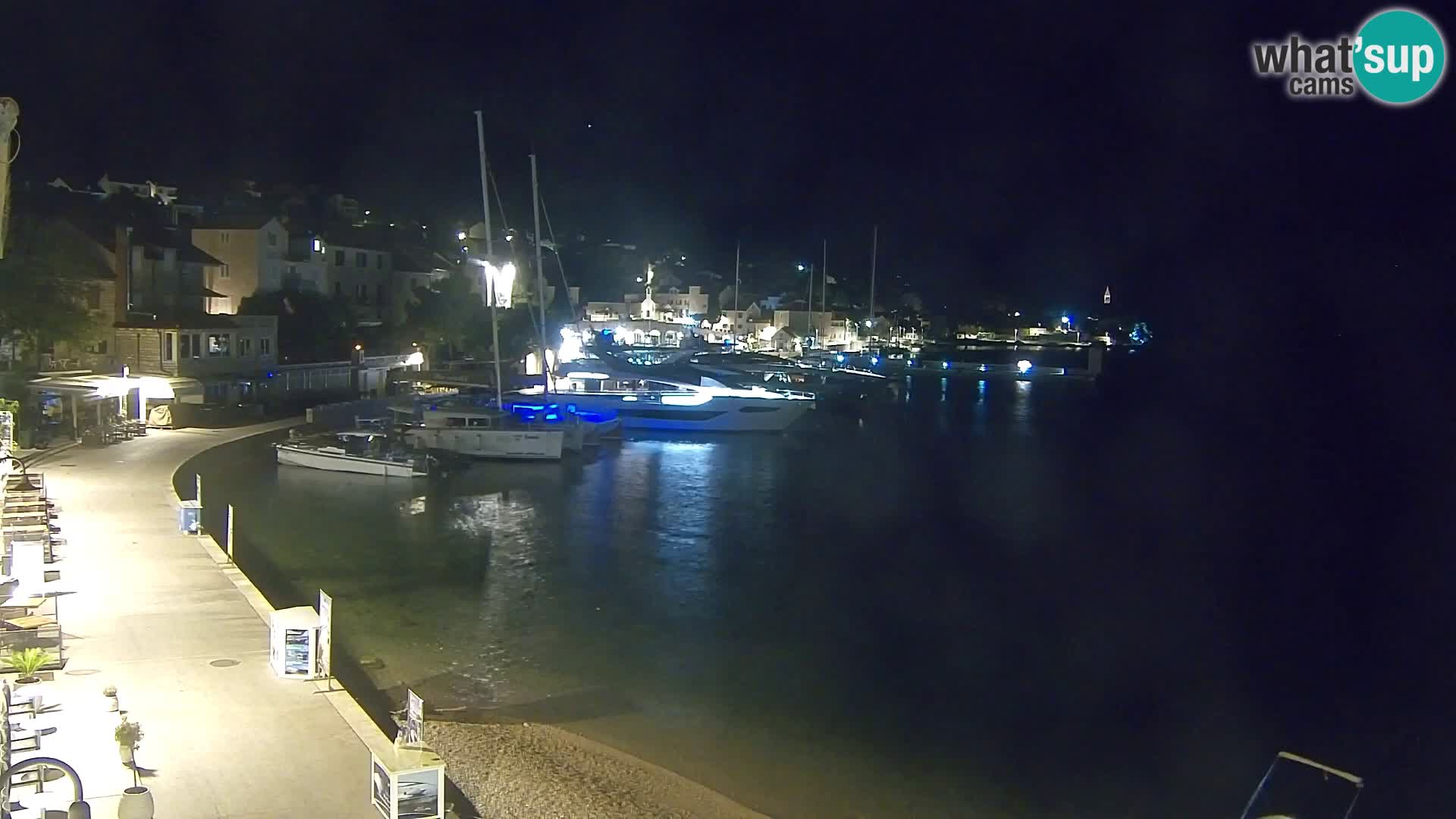 Webcam Bol Hafen & Ortszentrum – Liveblick aus Bol auf der Insel Brač