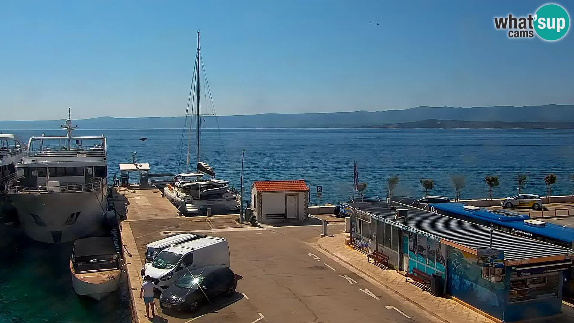 Webcam Bol Town Center & Marina – Live View from Bol, Brač