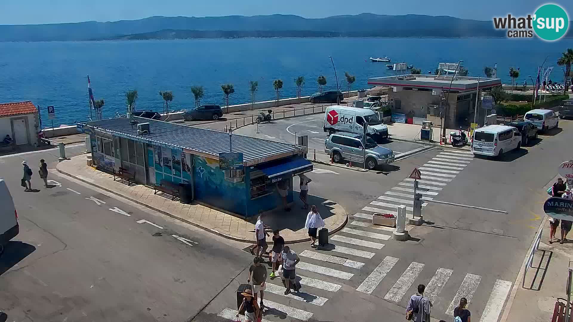 Webcam Bol Hafen & Ortszentrum – Liveblick aus Bol auf der Insel Brač