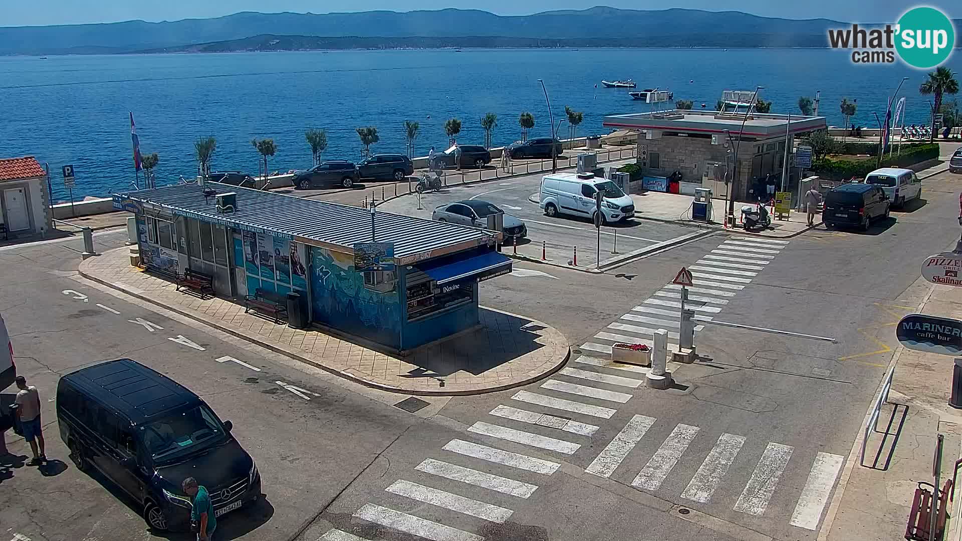 Webcam Bol centre-ville & marina – Vue en direct depuis Bol, île de Brač