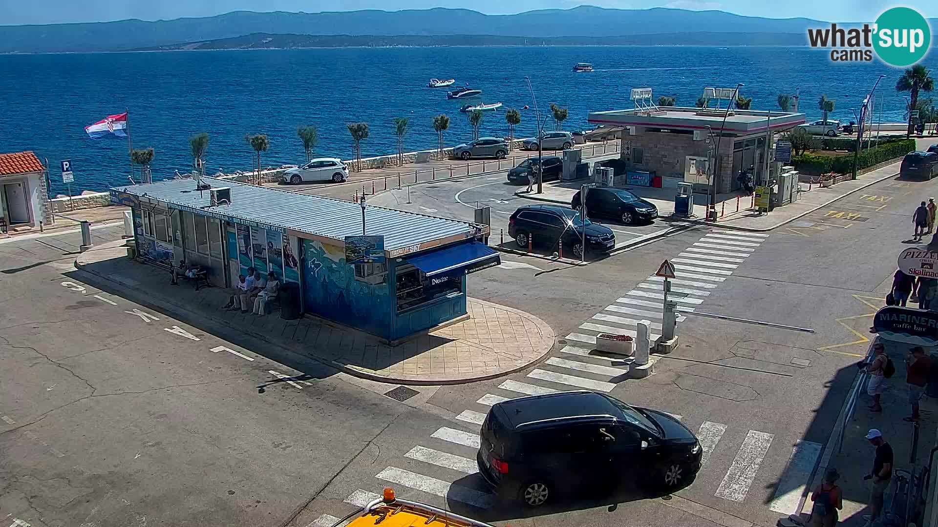 Webcam Bol Centre-Ville & Marina – Vue en direct depuis Bol, île de Brač