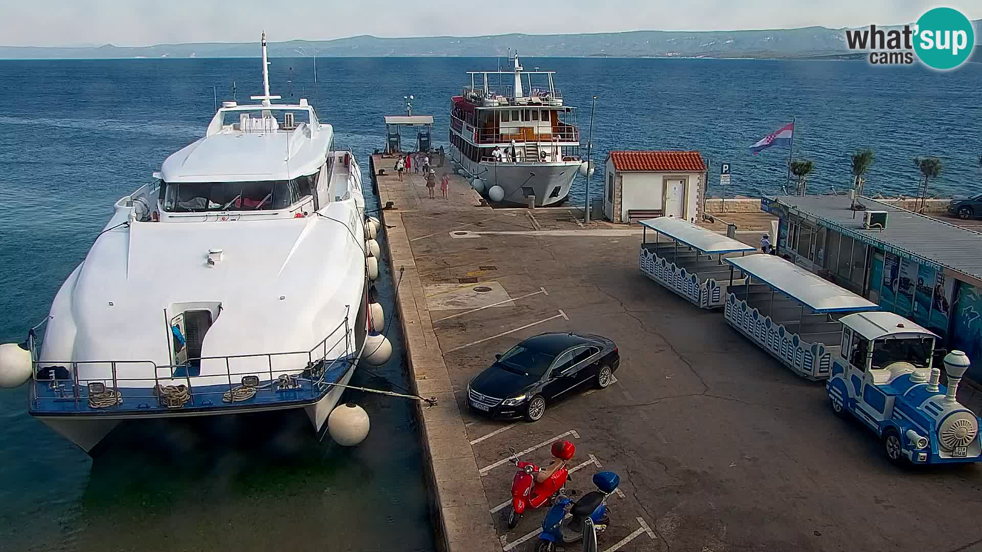 Webcam Bol Centre-Ville & Marina – Vue en direct depuis Bol, île de Brač