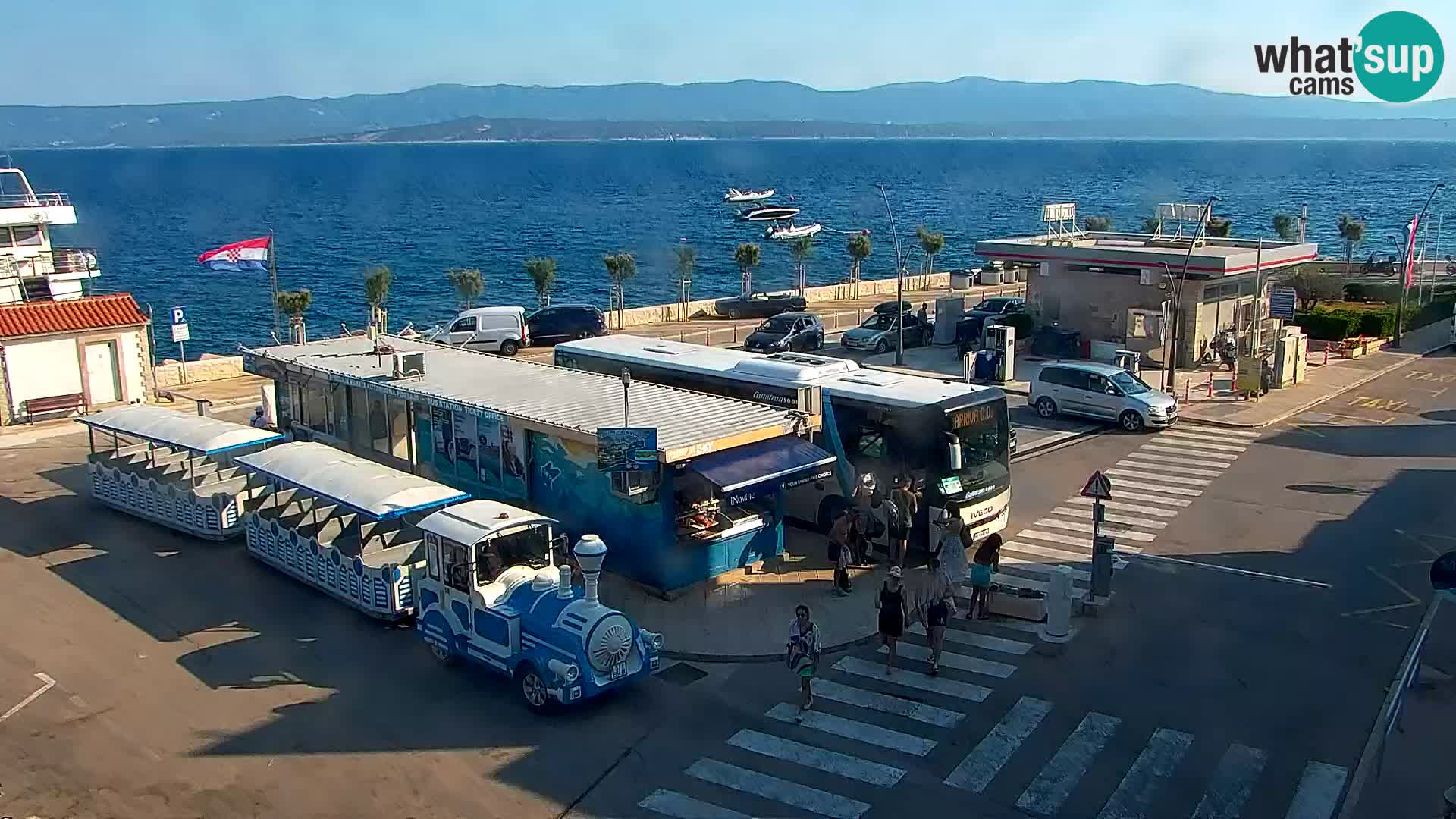 Webcam Bol Hafen & Ortszentrum – Liveblick aus Bol auf der Insel Brač
