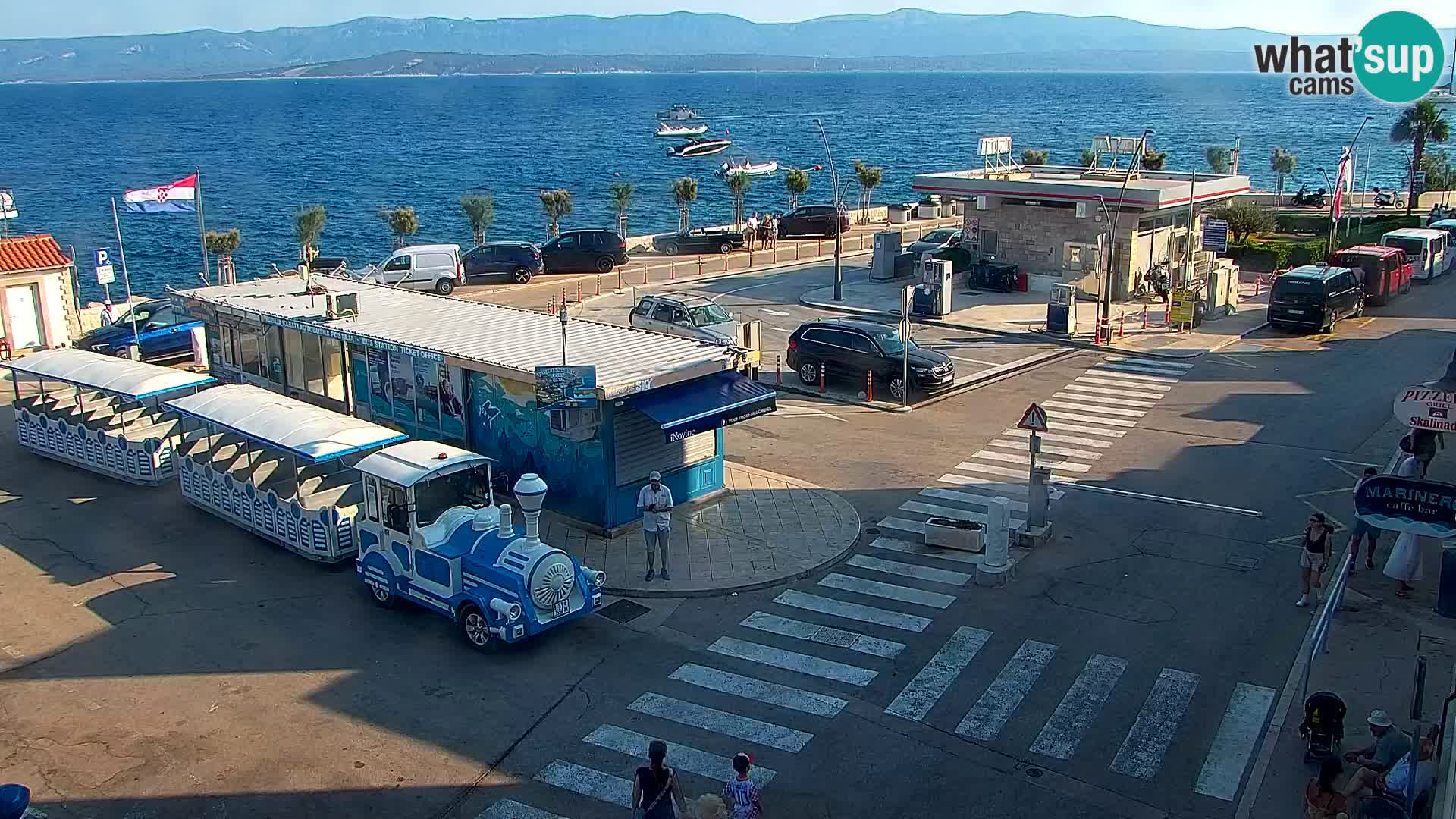 Webcam Bol Centre-Ville & Marina – Vue en direct depuis Bol, île de Brač