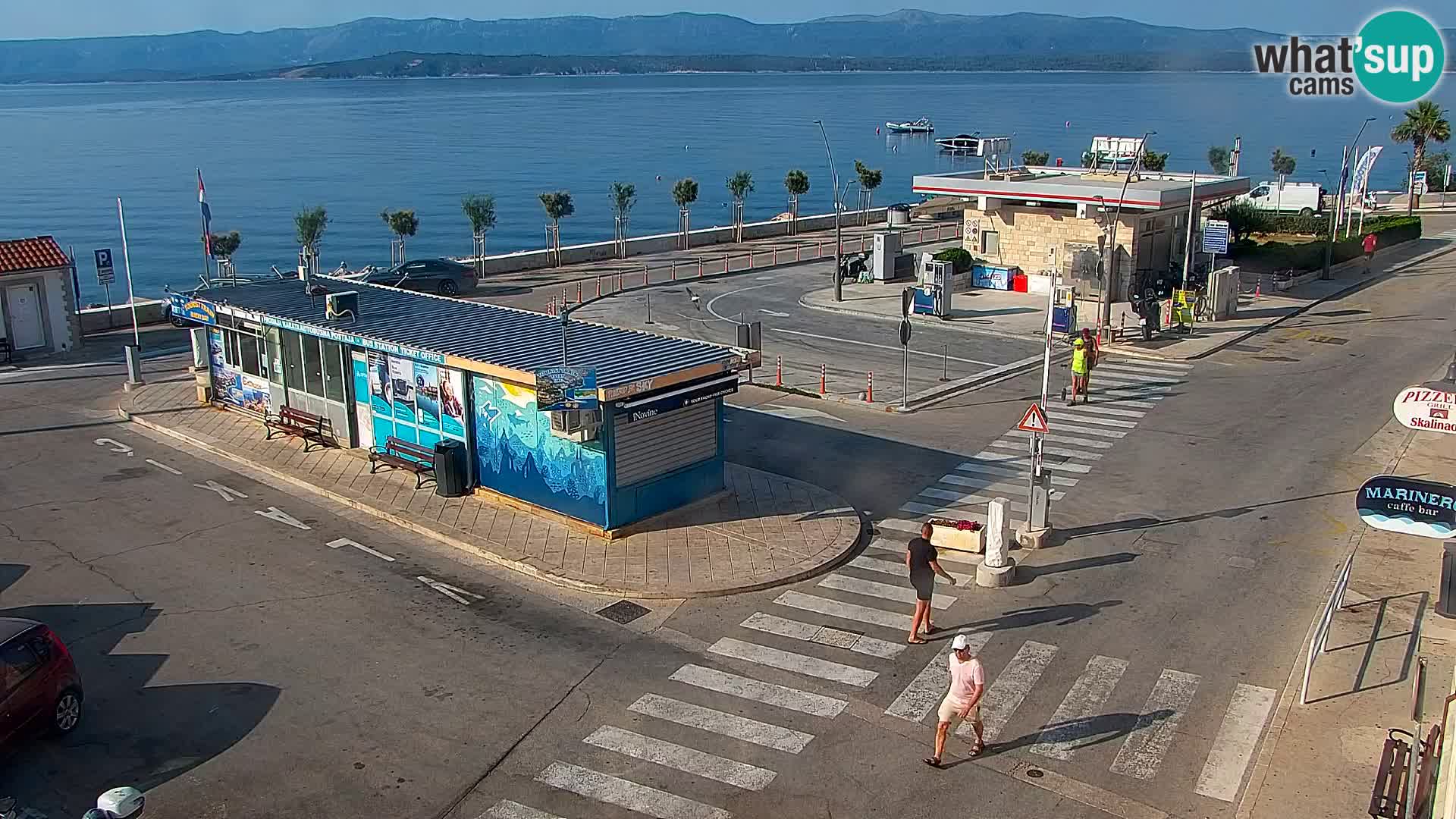 Webcam Bol centre-ville & marina – Vue en direct depuis Bol, île de Brač