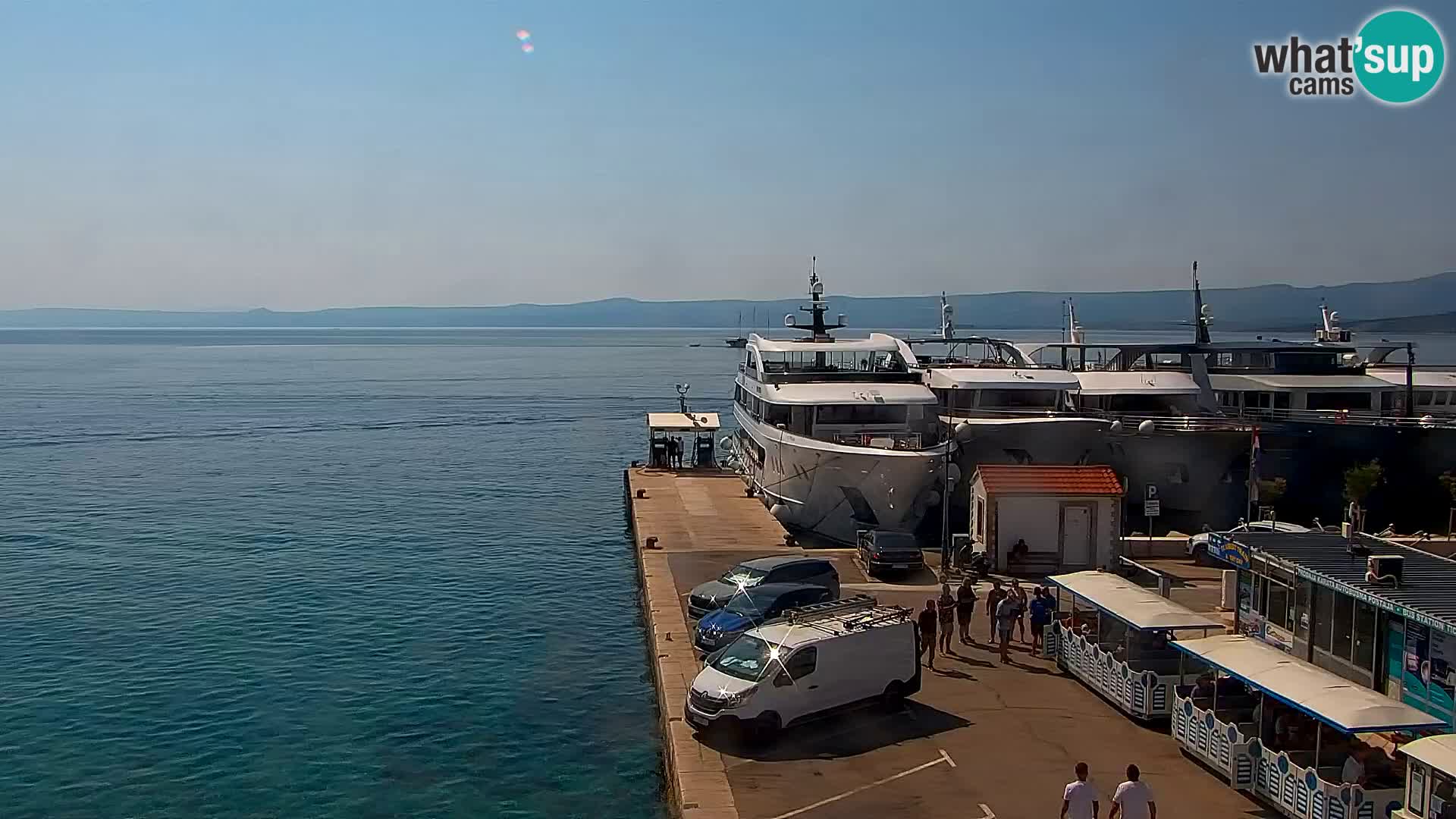 Webcam Bol centre-ville & marina – Vue en direct depuis Bol, île de Brač