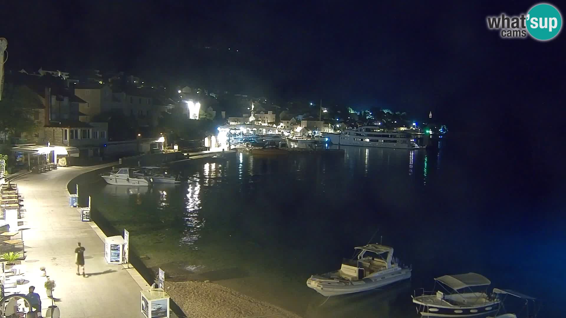 Spletna kamera Bol – Center mesta in marina v živo