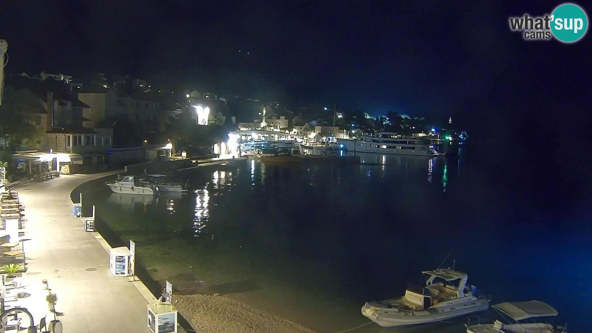 Webcam Bol Hafen & Ortszentrum – Liveblick aus Bol auf der Insel Brač