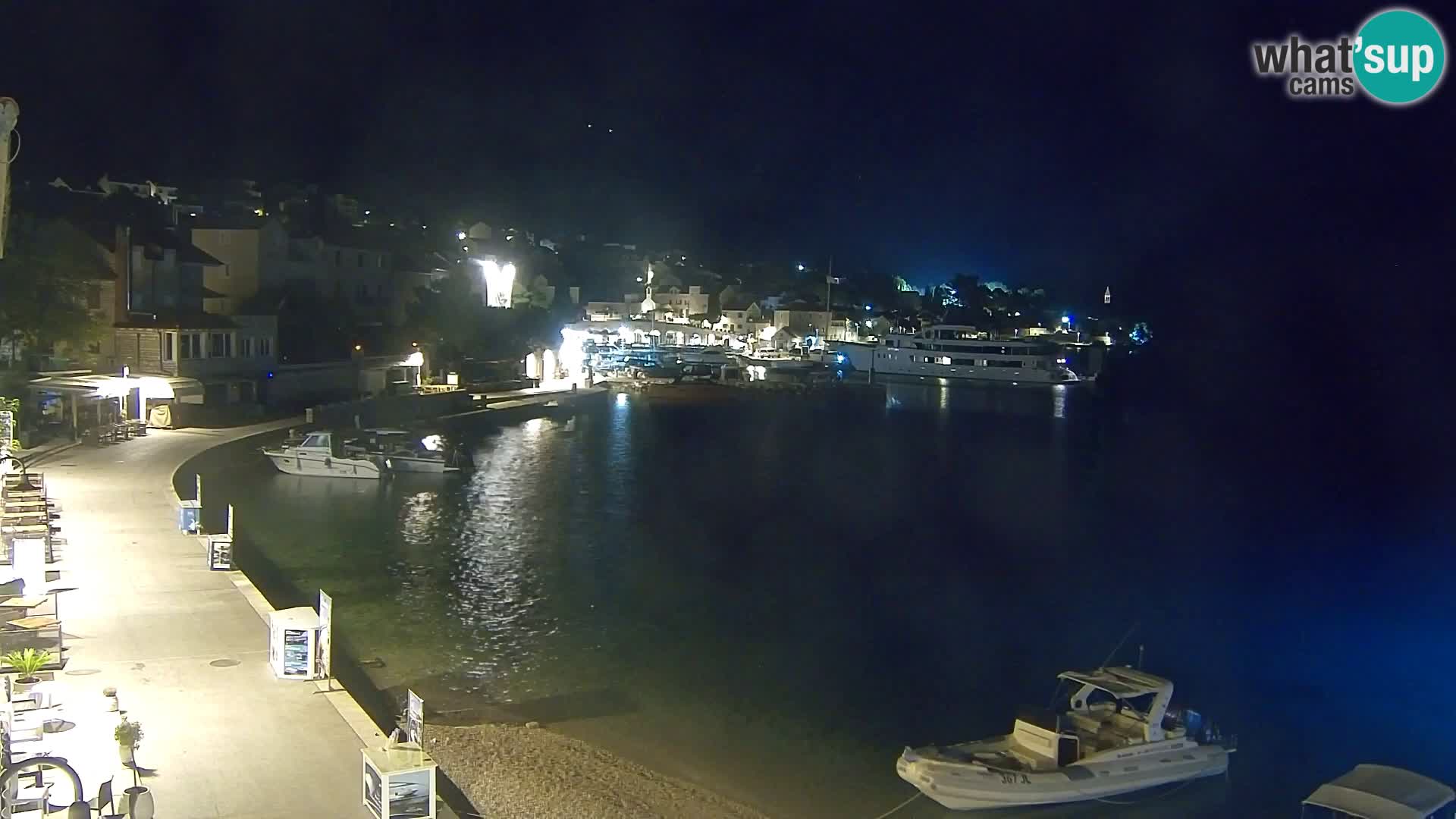 Webcam Bol Hafen & Ortszentrum – Liveblick aus Bol auf der Insel Brač