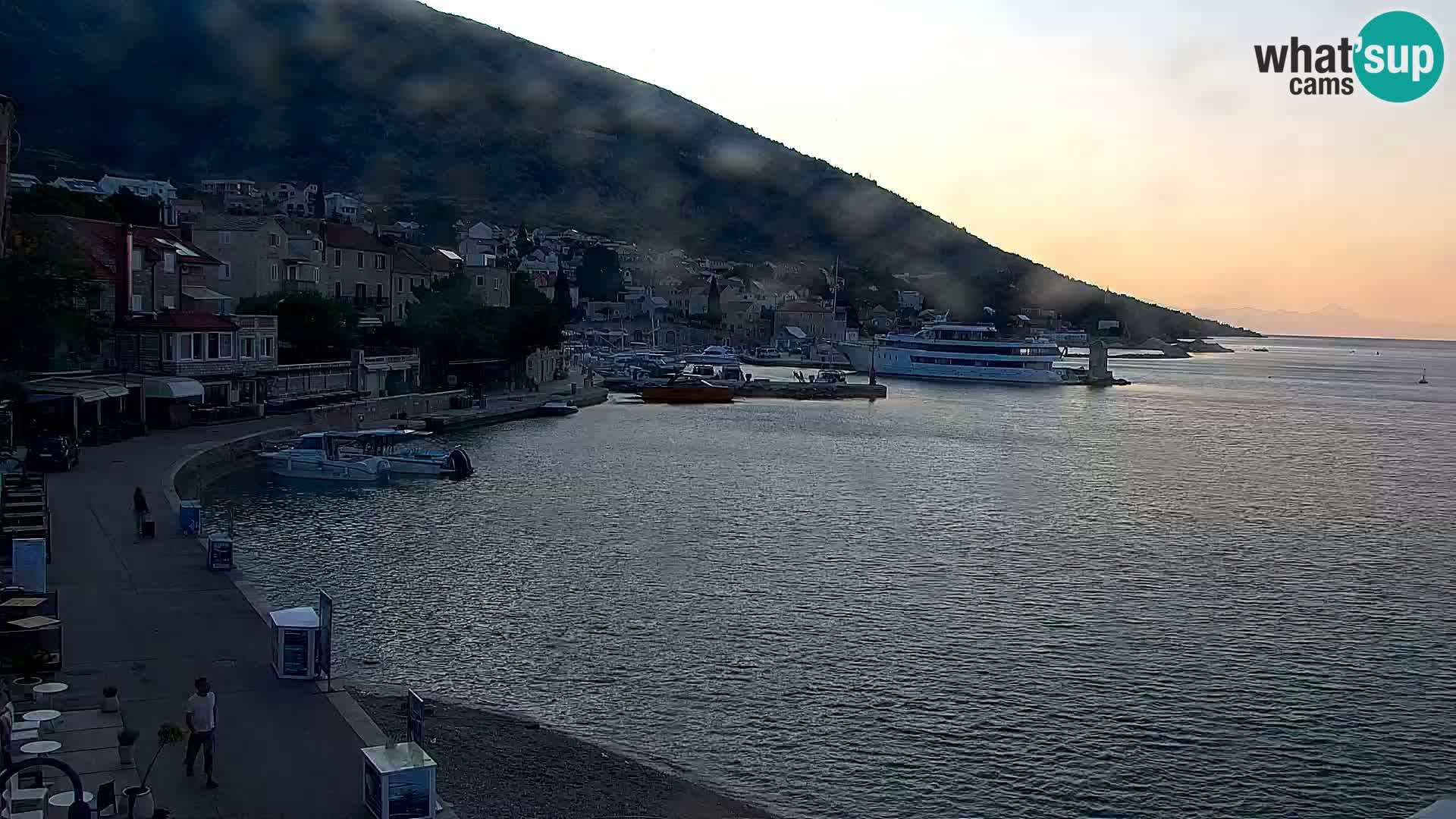 Webcam Bol Centre-Ville & Marina – Vue en direct depuis Bol, île de Brač