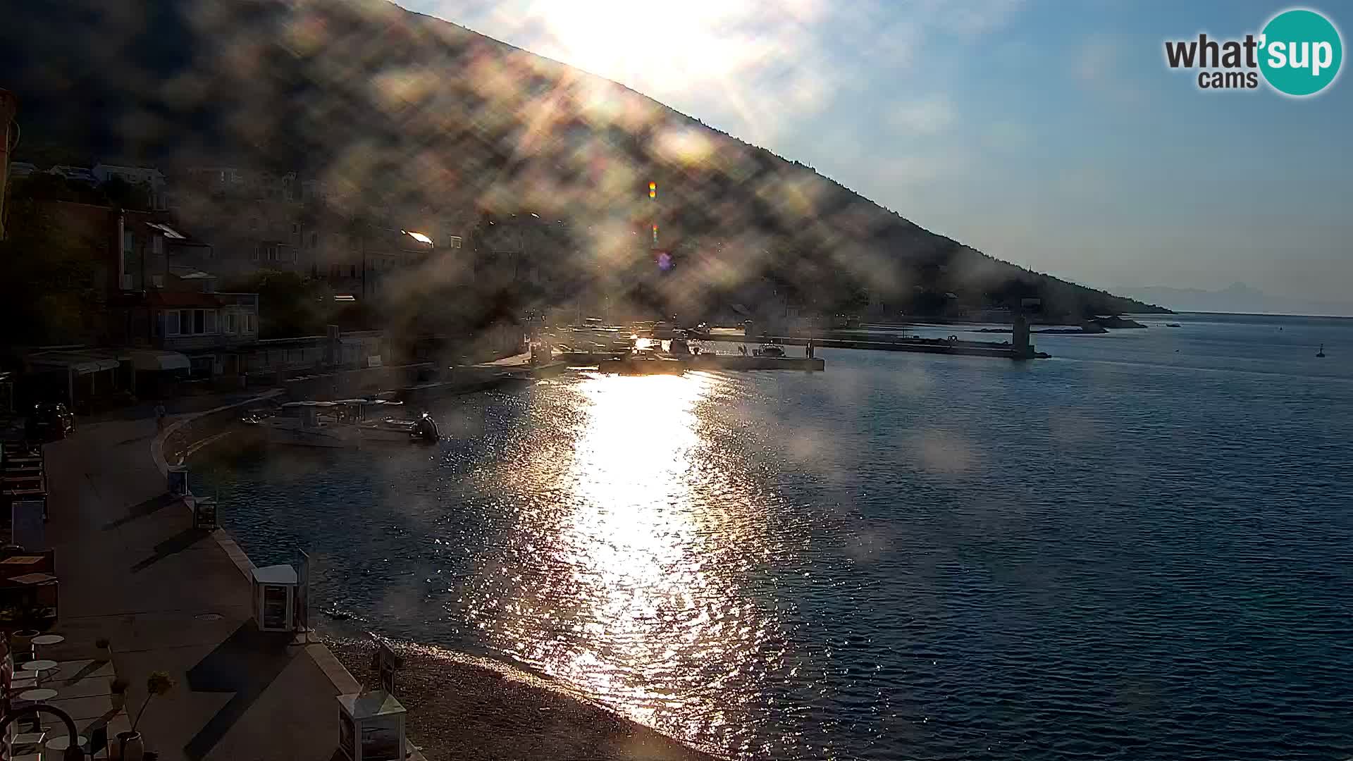 Webcam Bol centre-ville & marina – Vue en direct depuis Bol, île de Brač