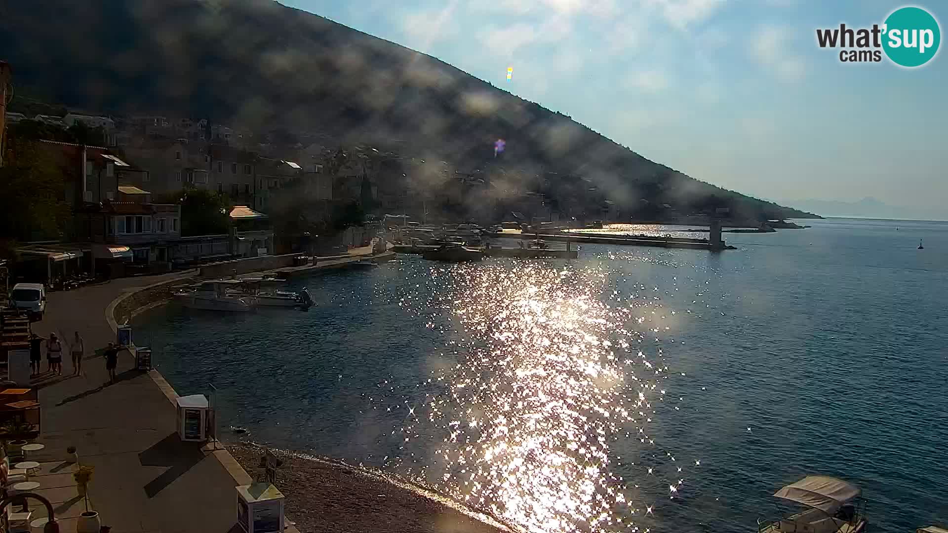 Webcam Bol Centre-Ville & Marina – Vue en direct depuis Bol, île de Brač