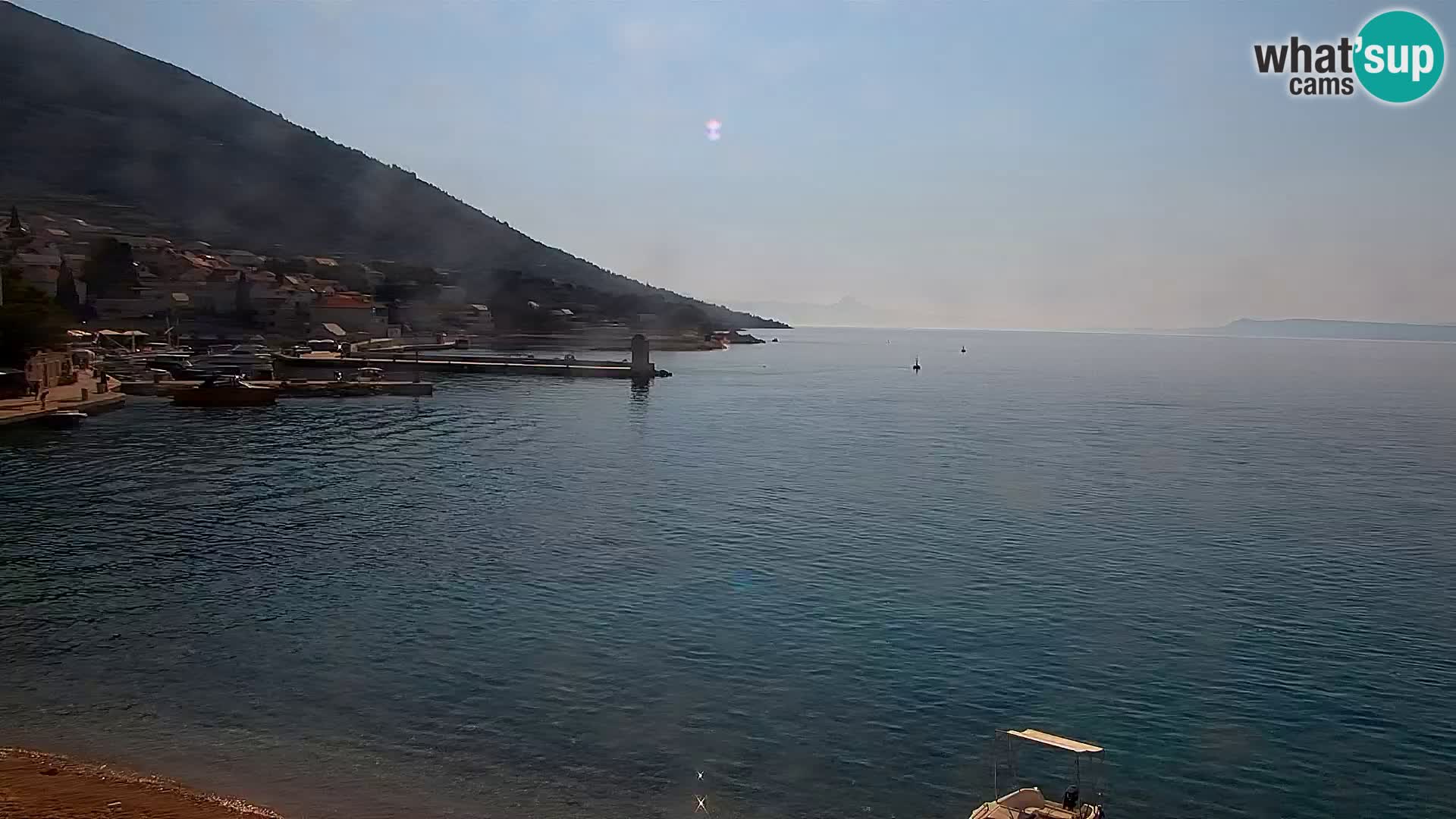 Webcam Bol centre-ville & marina – Vue en direct depuis Bol, île de Brač