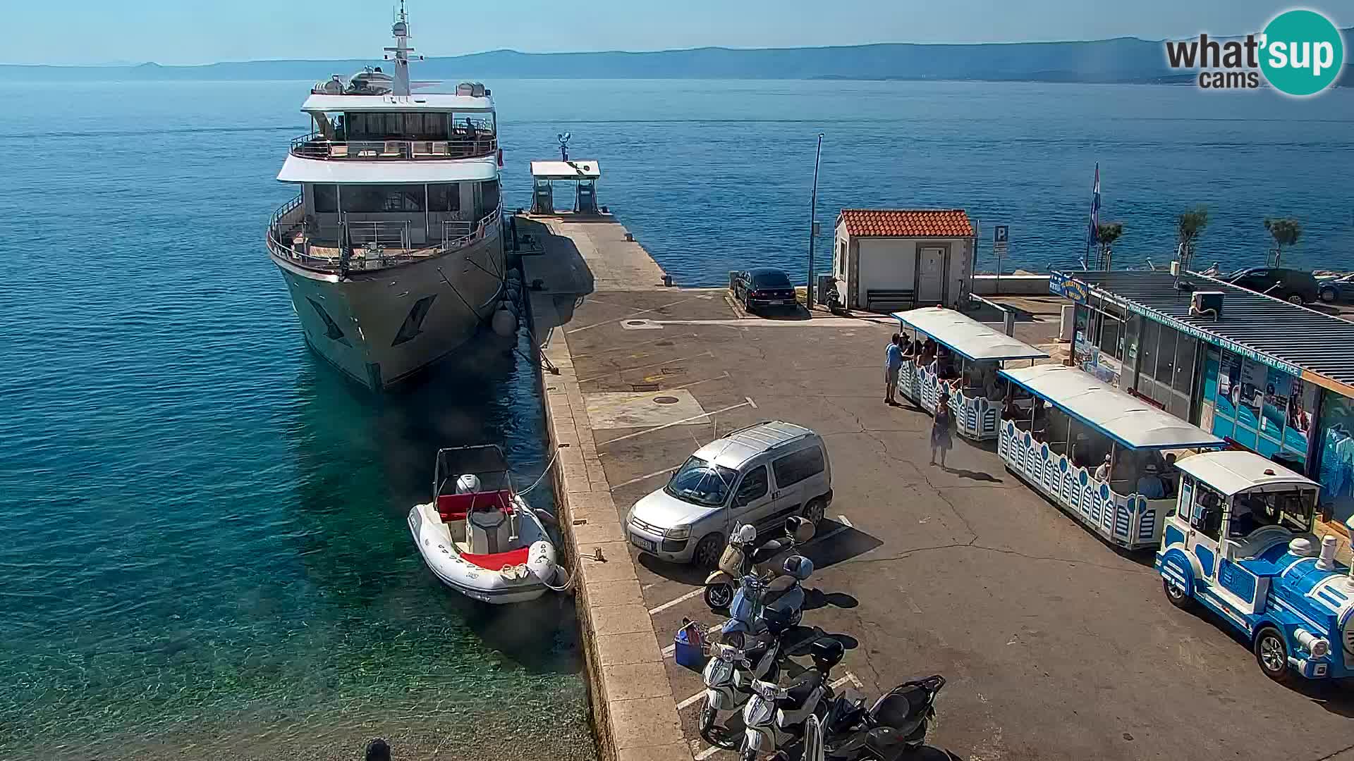 Webcam Bol centre-ville & marina – Vue en direct depuis Bol, île de Brač