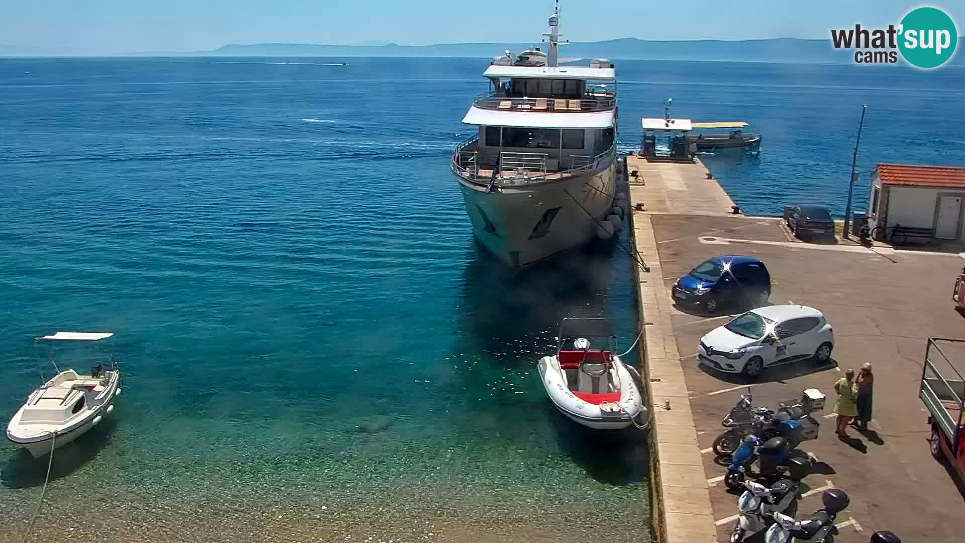 Webcam Bol centre-ville & marina – Vue en direct depuis Bol, île de Brač