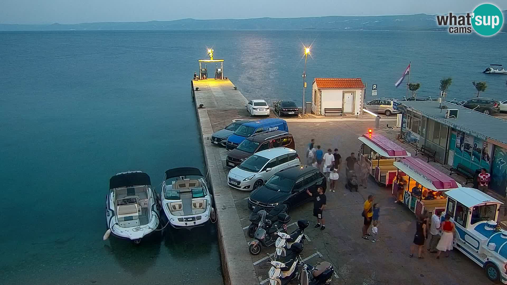 Webcam Bol Centre-Ville & Marina – Vue en direct depuis Bol, île de Brač