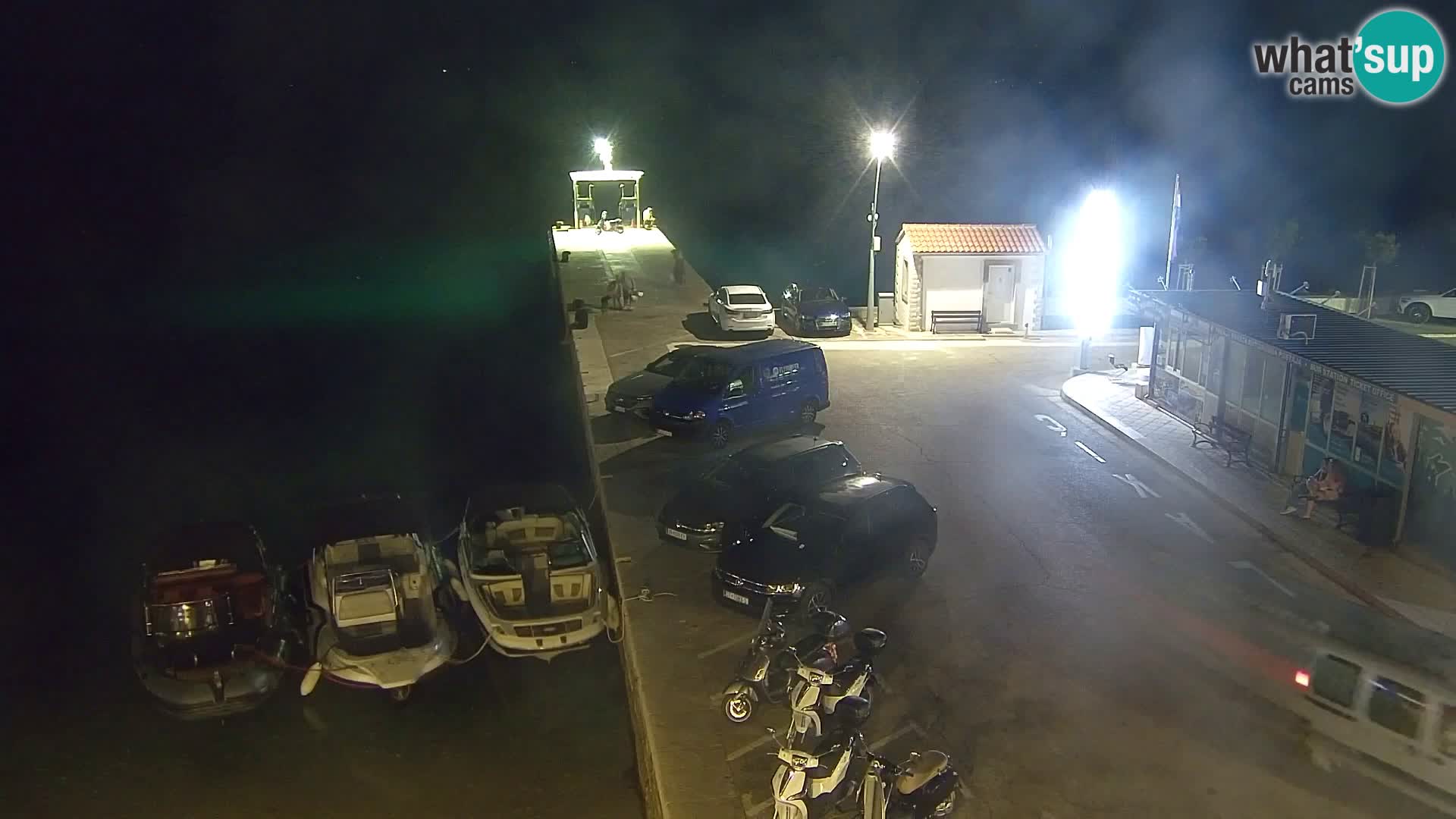 Spletna kamera Bol – Center mesta in marina v živo