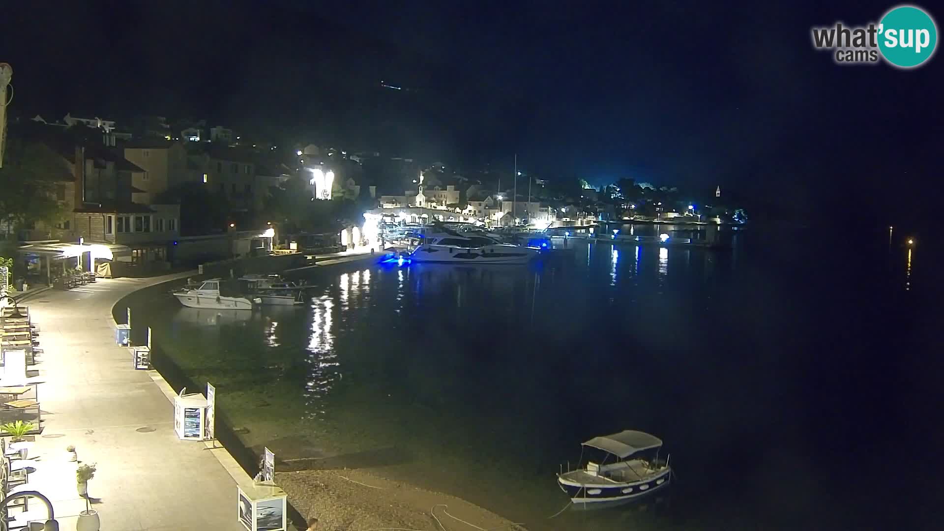 Webcam Bol Hafen & Ortszentrum – Liveblick aus Bol auf der Insel Brač