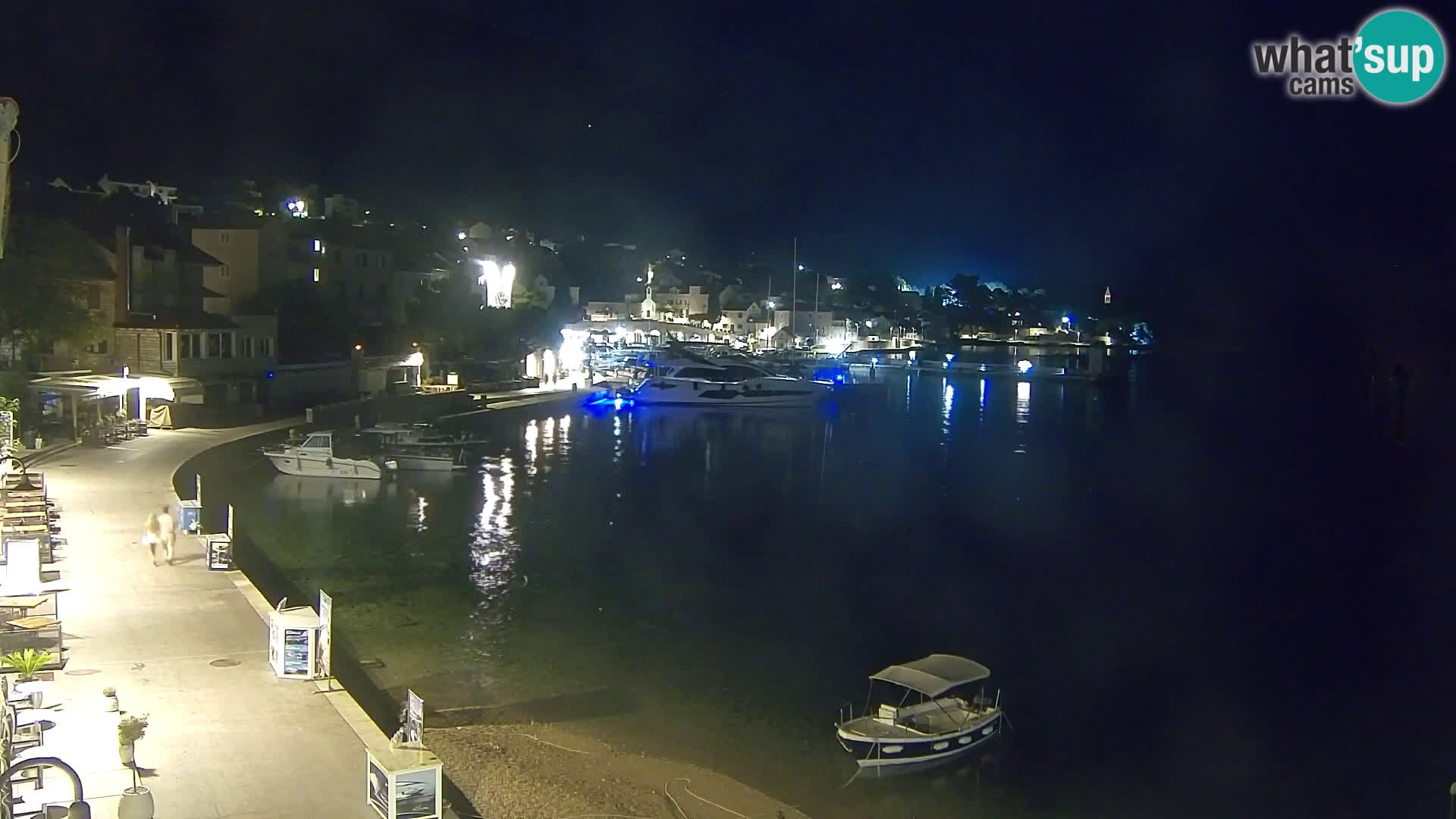 Webcam Bol Centre-Ville & Marina – Vue en direct depuis Bol, île de Brač
