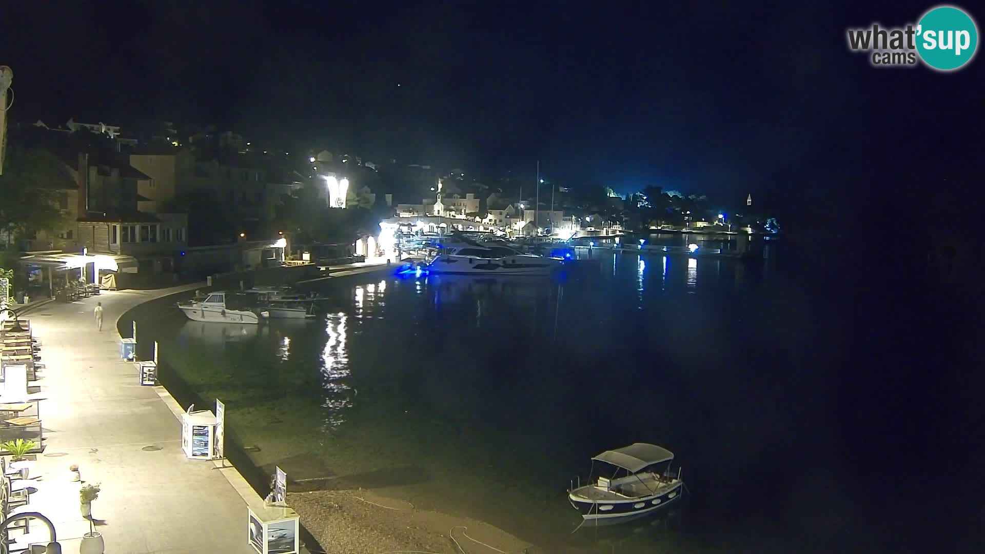Webcam Bol centre-ville & marina – Vue en direct depuis Bol, île de Brač