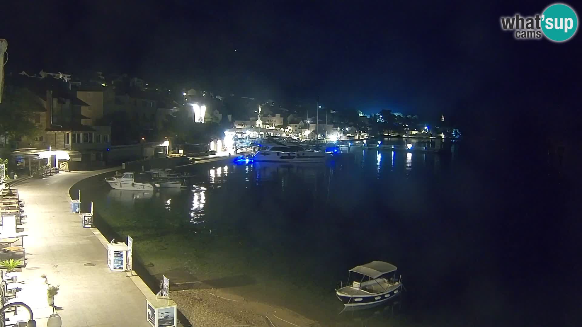 Webcam Bol Hafen & Ortszentrum – Liveblick aus Bol auf der Insel Brač