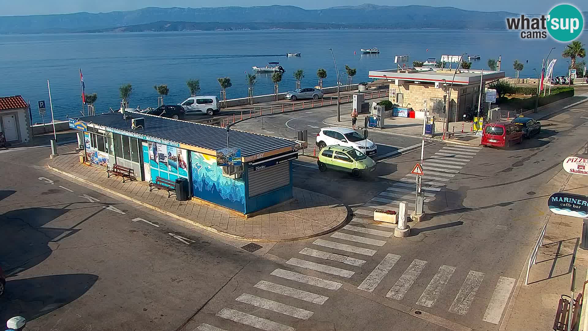 Webcam Bol centre-ville & marina – Vue en direct depuis Bol, île de Brač